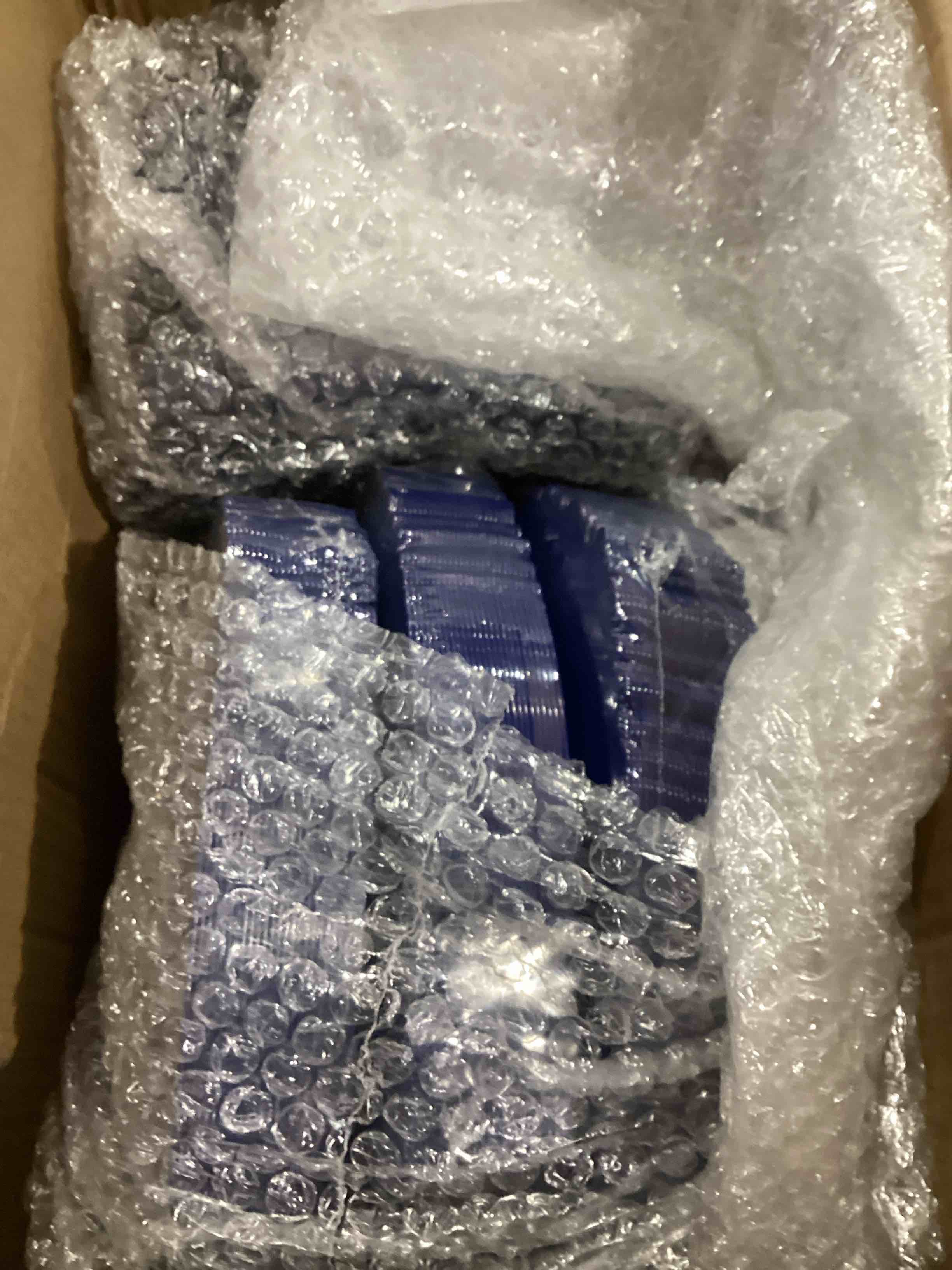 Condition photo showing New/Like New for umigy 450 pcs sage blue plastic plates heavy navy blue. disposable dinnerware, include 75 10. 2" dinner plates, 75 7. 5" dessert dinnerware and 300 gold silverware for weddings christmas party 450 sage green