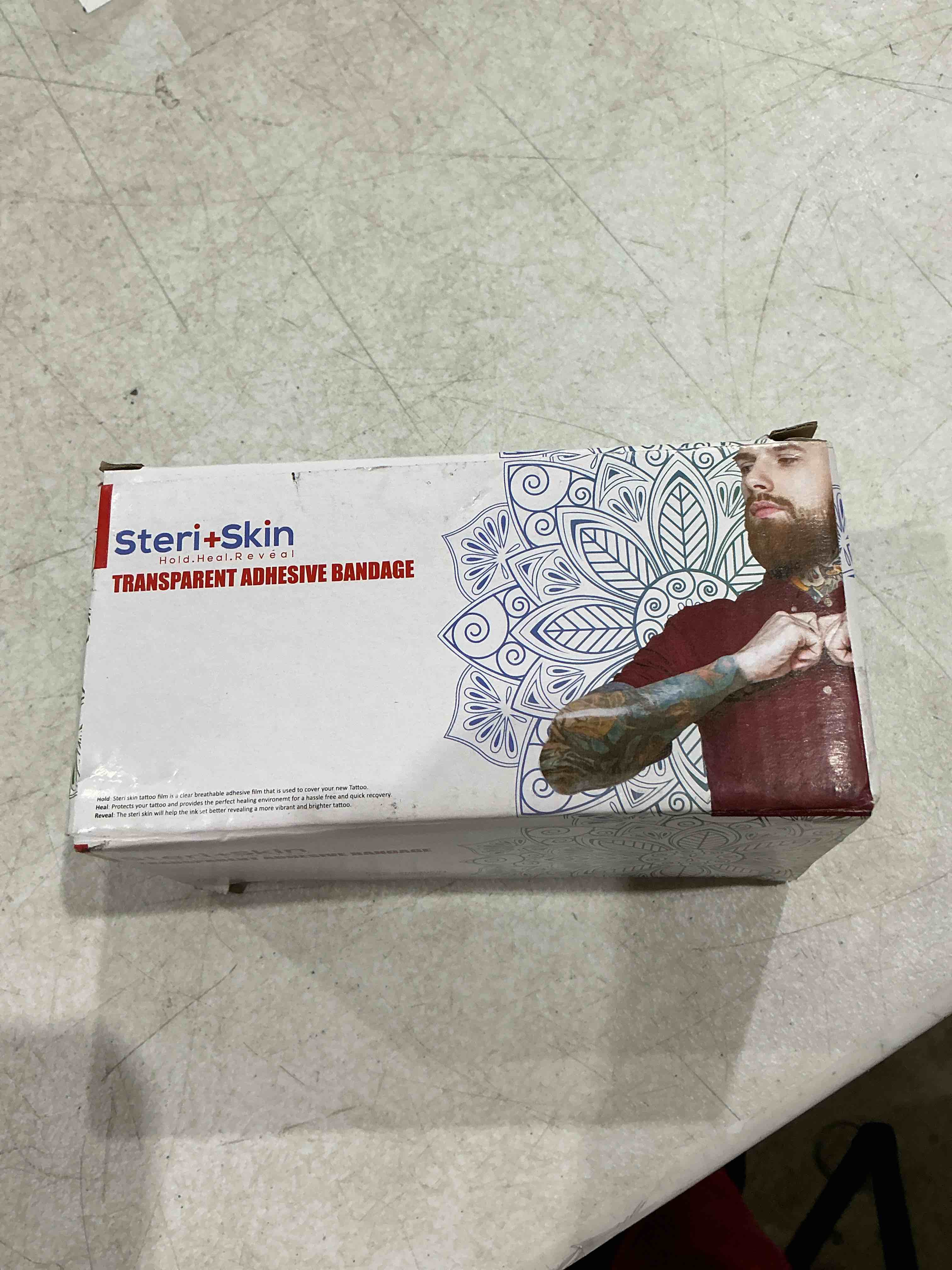 transparent adhesive bandage