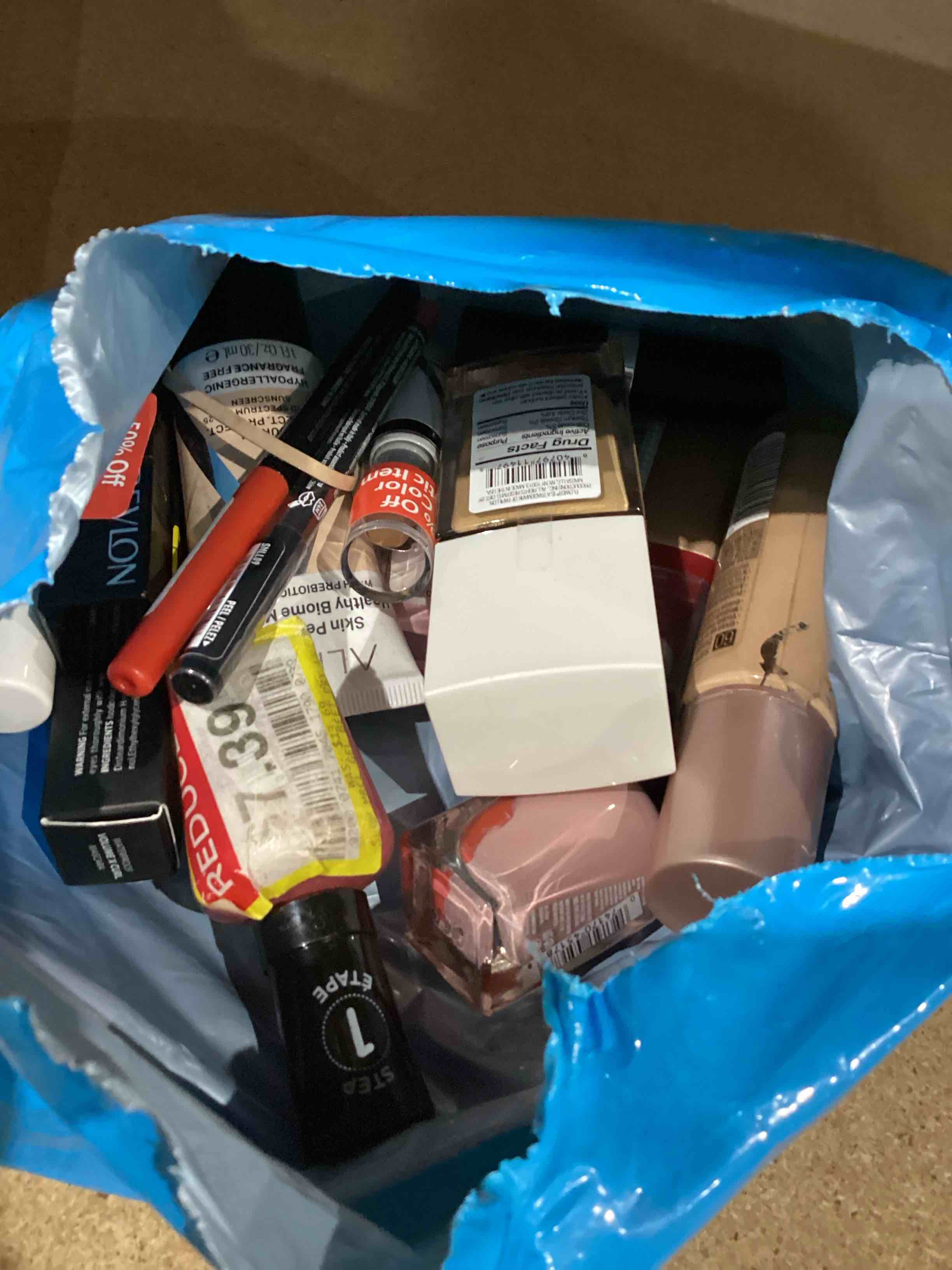 assorted mixed makeup (cosmetics & skin care) (different brands)