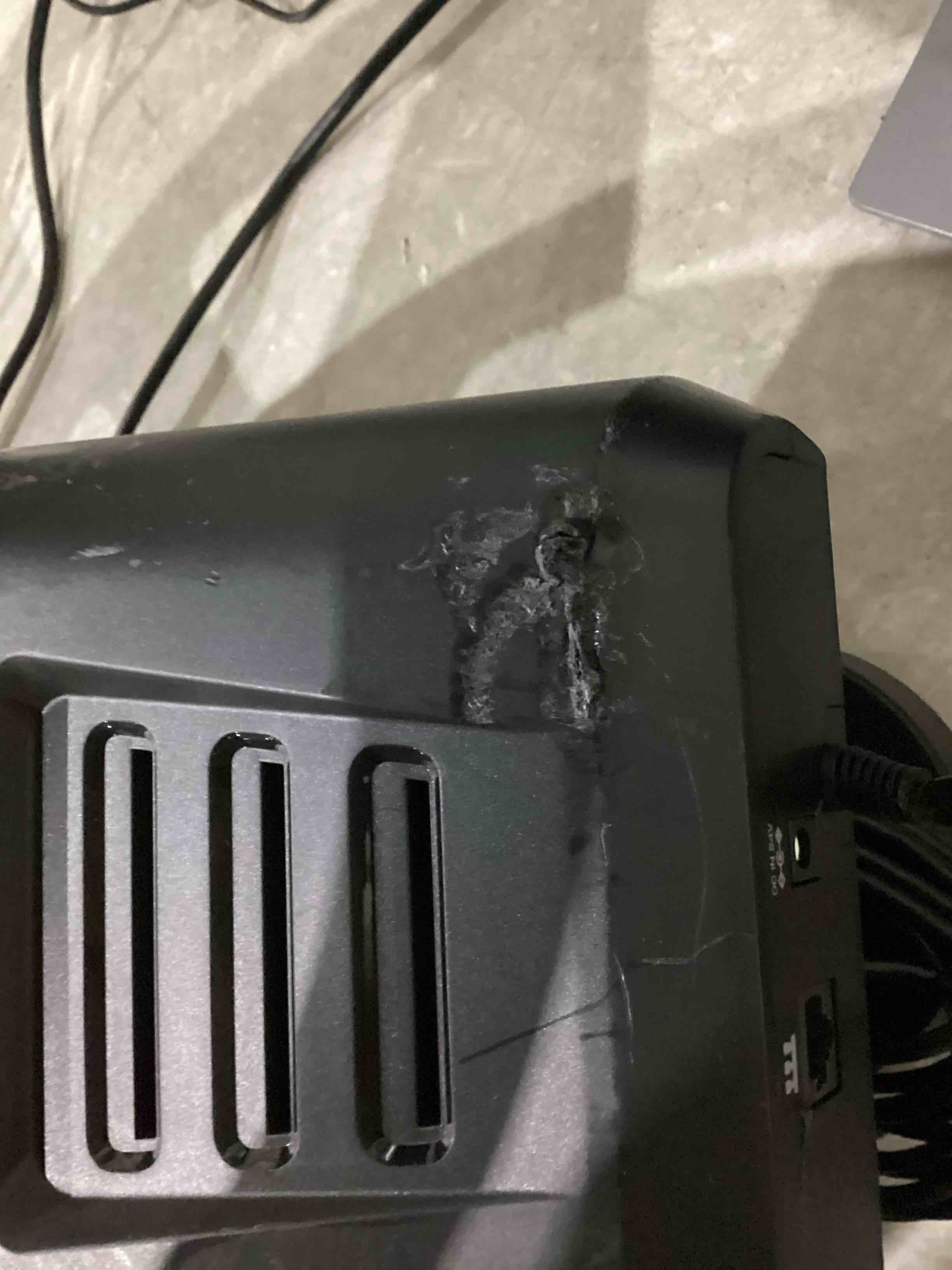 Condition photo showing As Is for damaged could not get wheel to work as is!!!!    hori truck control system for windows 11/10 with force feedback steering wheel, shifter control panel, & pedals