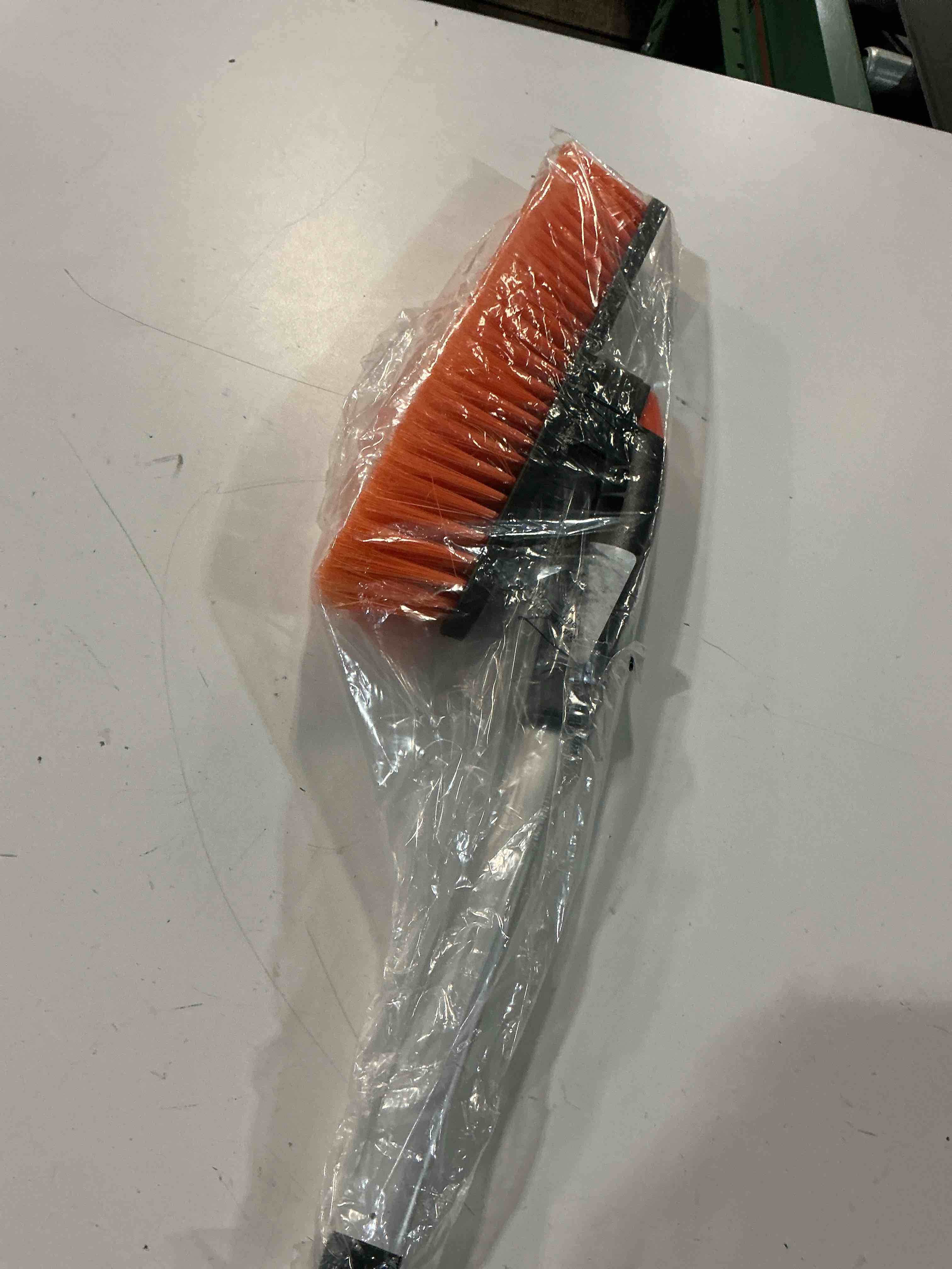 Condition photo showing As Is for  ( incomplete ) utopia home 37” extendable snow brush and ice scraper for car, truck and suvs windshield with ergonomic foam grip, pivoting brush head