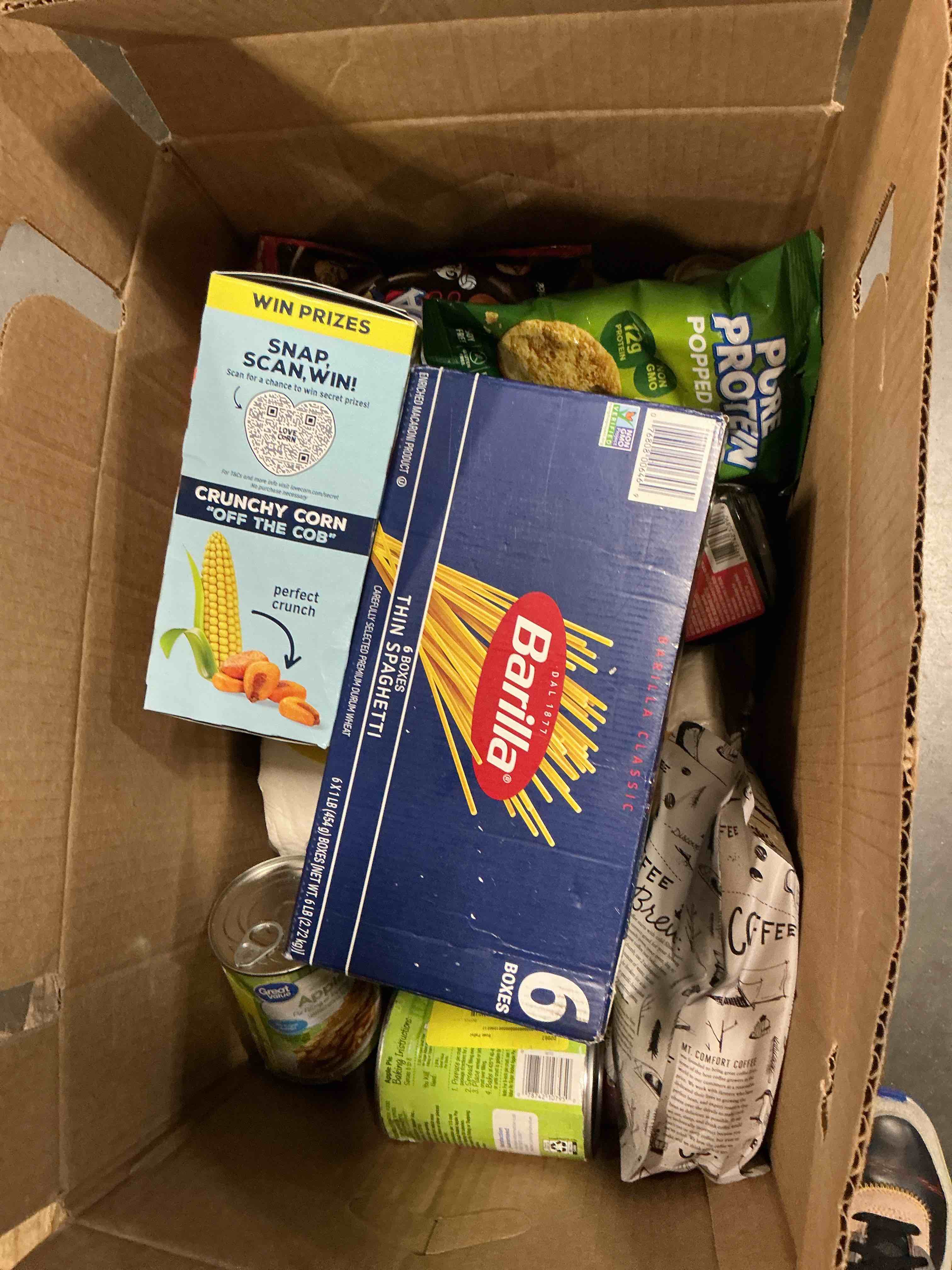 assorted of different food products, snacks, drinks and other..(expiration date may vary)