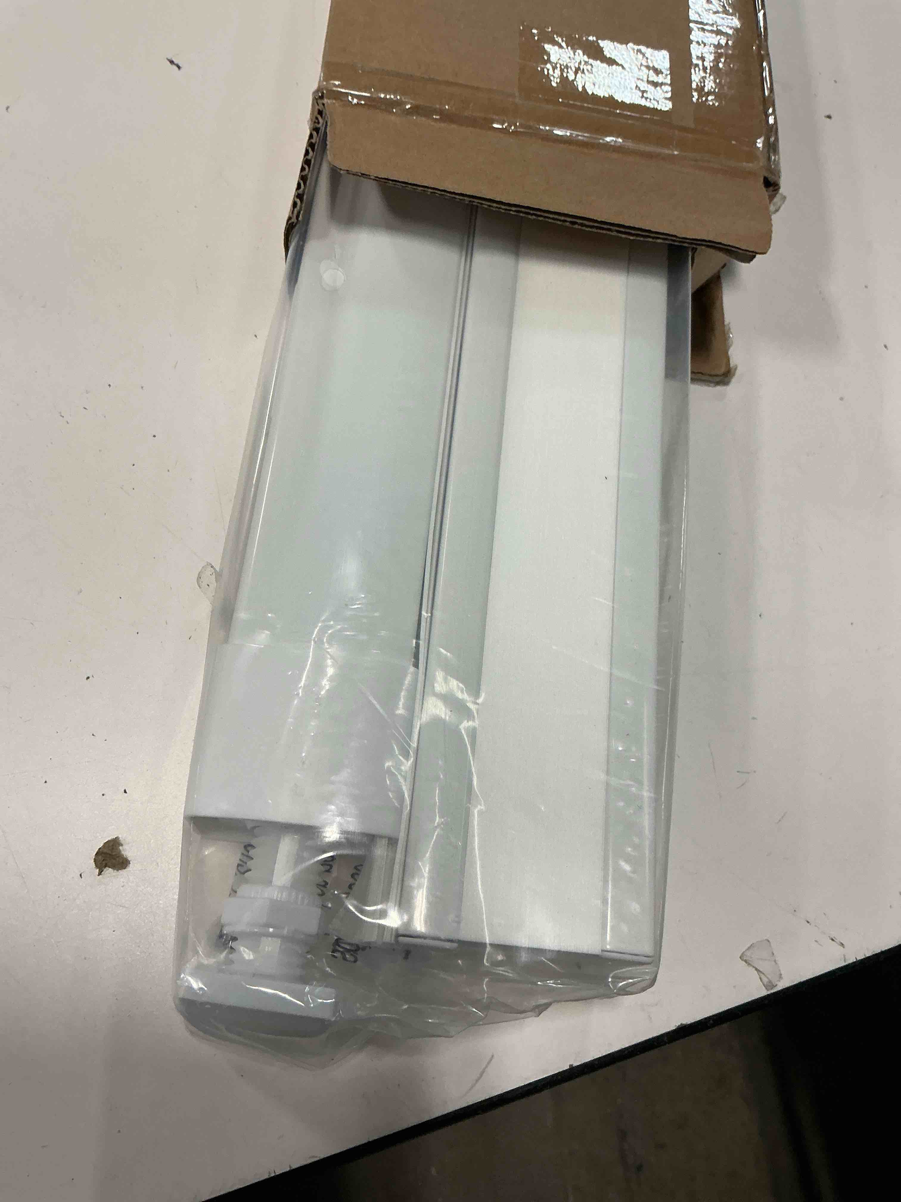 Condition photo showing Good Condition for lazblinds no tools no drill cordless cellular shades, top down bottom up (tdbu) honeycomb shades for home, light filtering thermal insulation blinds for windows, 24" w x 48" h, white light filtering - white 24" w x 48" h
