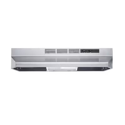 winflo 30 in. stainless steel non- ducted under cabinet range hood
