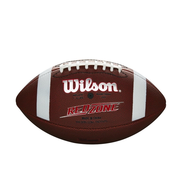 wilson ncaa red zone composite football - brown, official size (ages 14 and up)