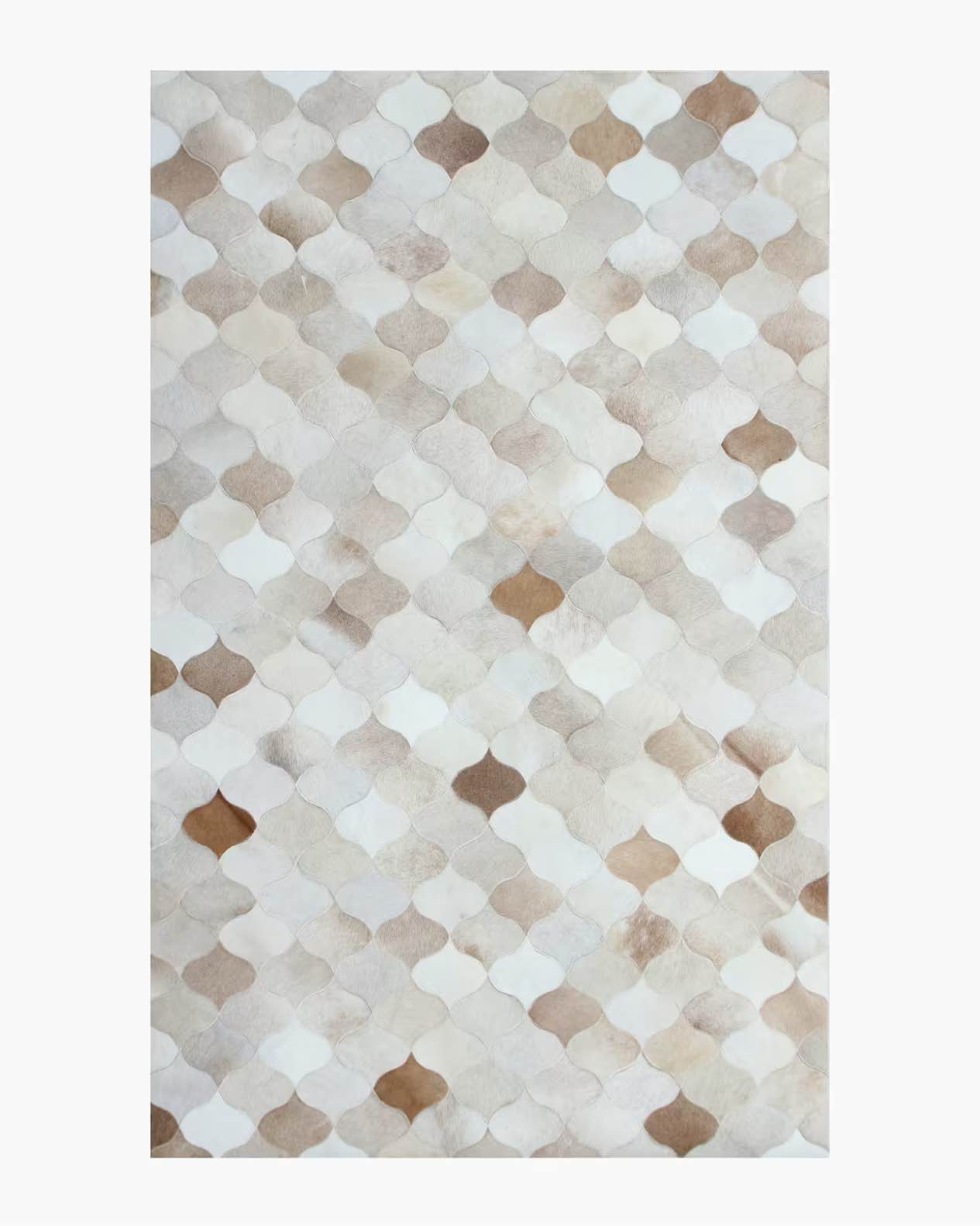 quincetrellis hair on hide rug(size: 9' x 12' color: natural