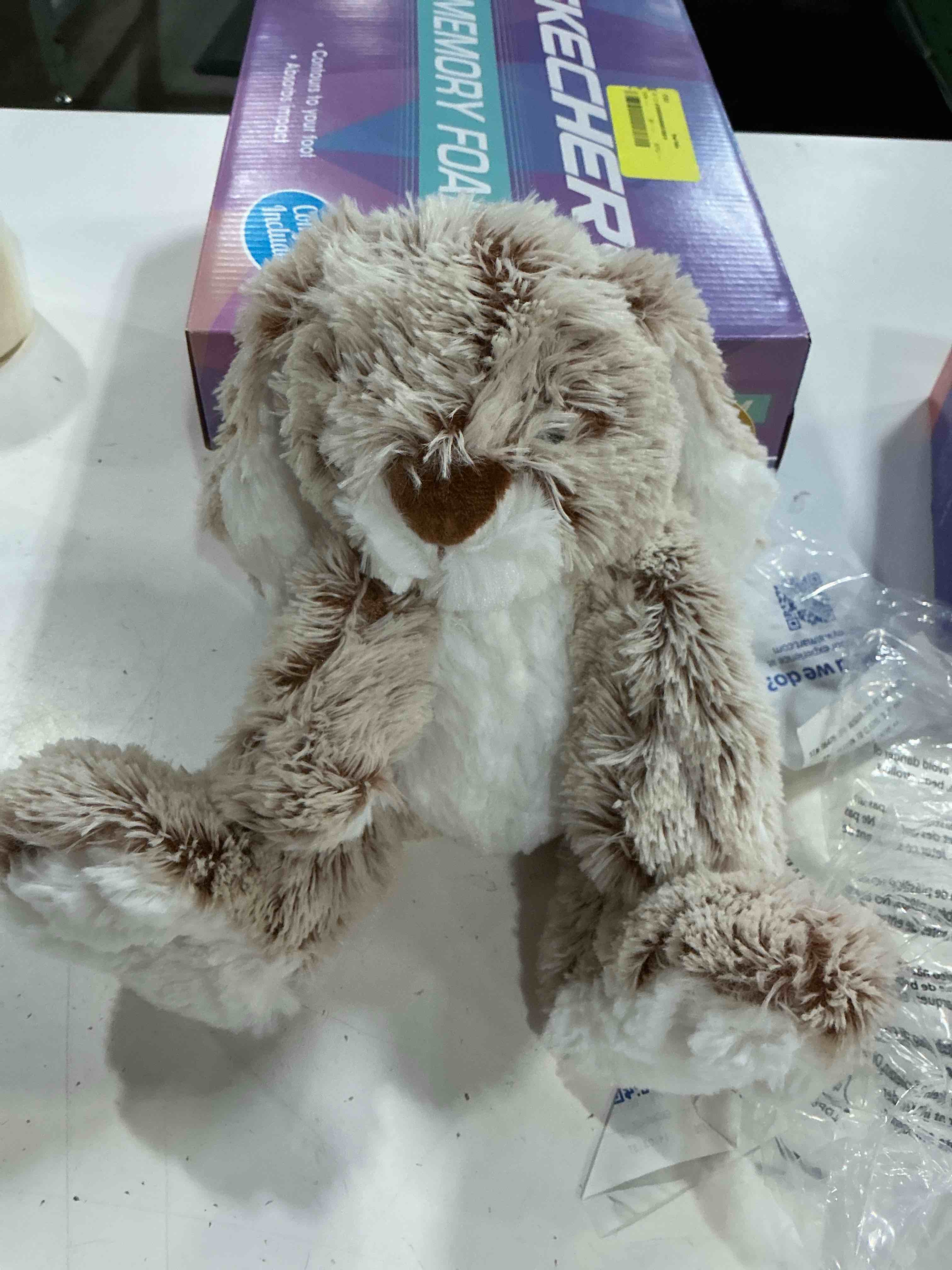 Condition photo showing Good Condition for melissa & doug burrow bunny rabbit stuffed animal (9 inches)