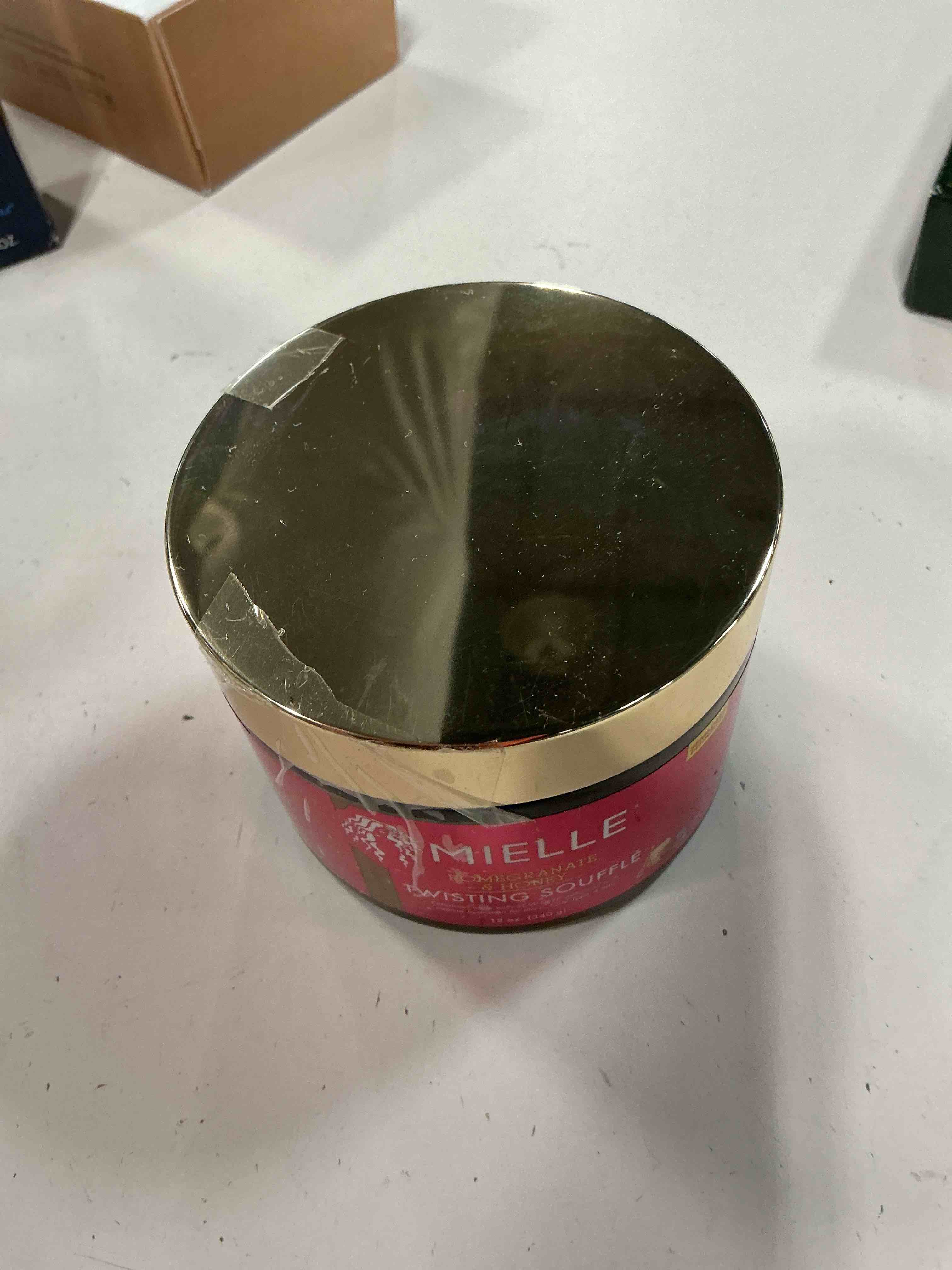 Condition photo showing Good Condition for mielle organics pomegranate & honey twisting soufflé, sulfate and paraben free, 12 ounces