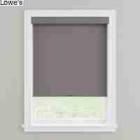 allen + roth simple rise roller 27-in x 72-in gray room darkening cordless roller shade