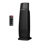 lasko 22 in. 1500w ceramic tower space heater with digital display and remote control, ct22840, black