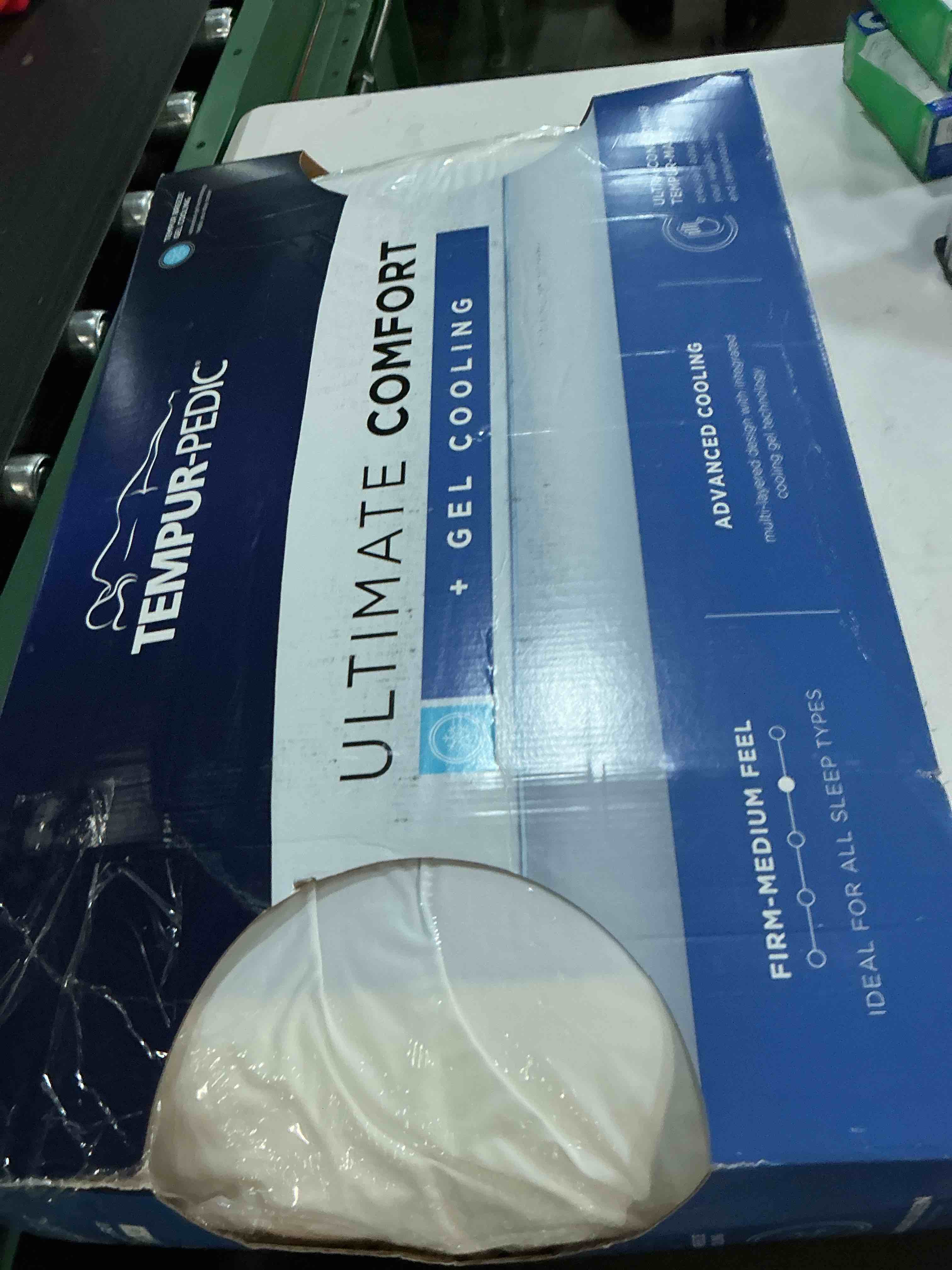 Condition photo showing Good Condition for tempur-pedic ultimate comfort gel cooling bed pillow  queen