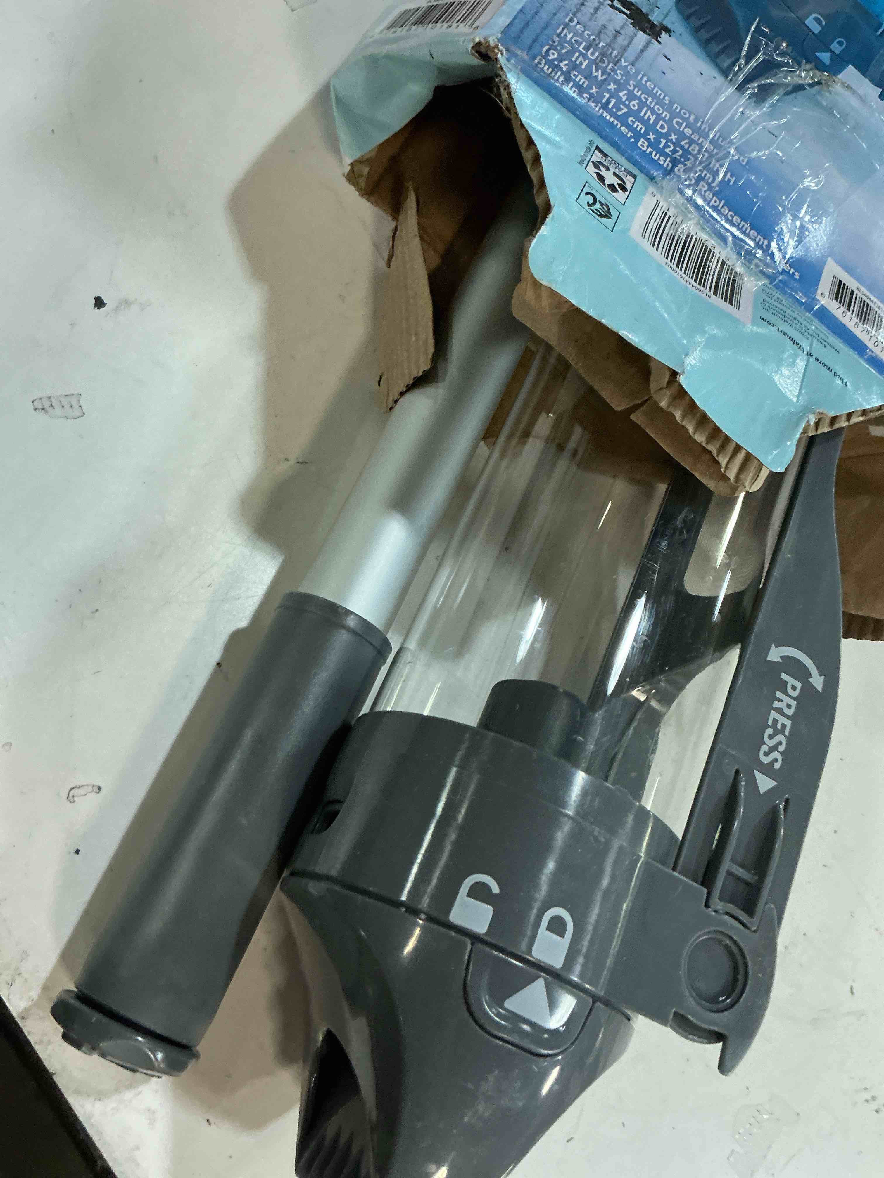 Condition photo showing As Is for bluescape small pool & spa manual cleaner