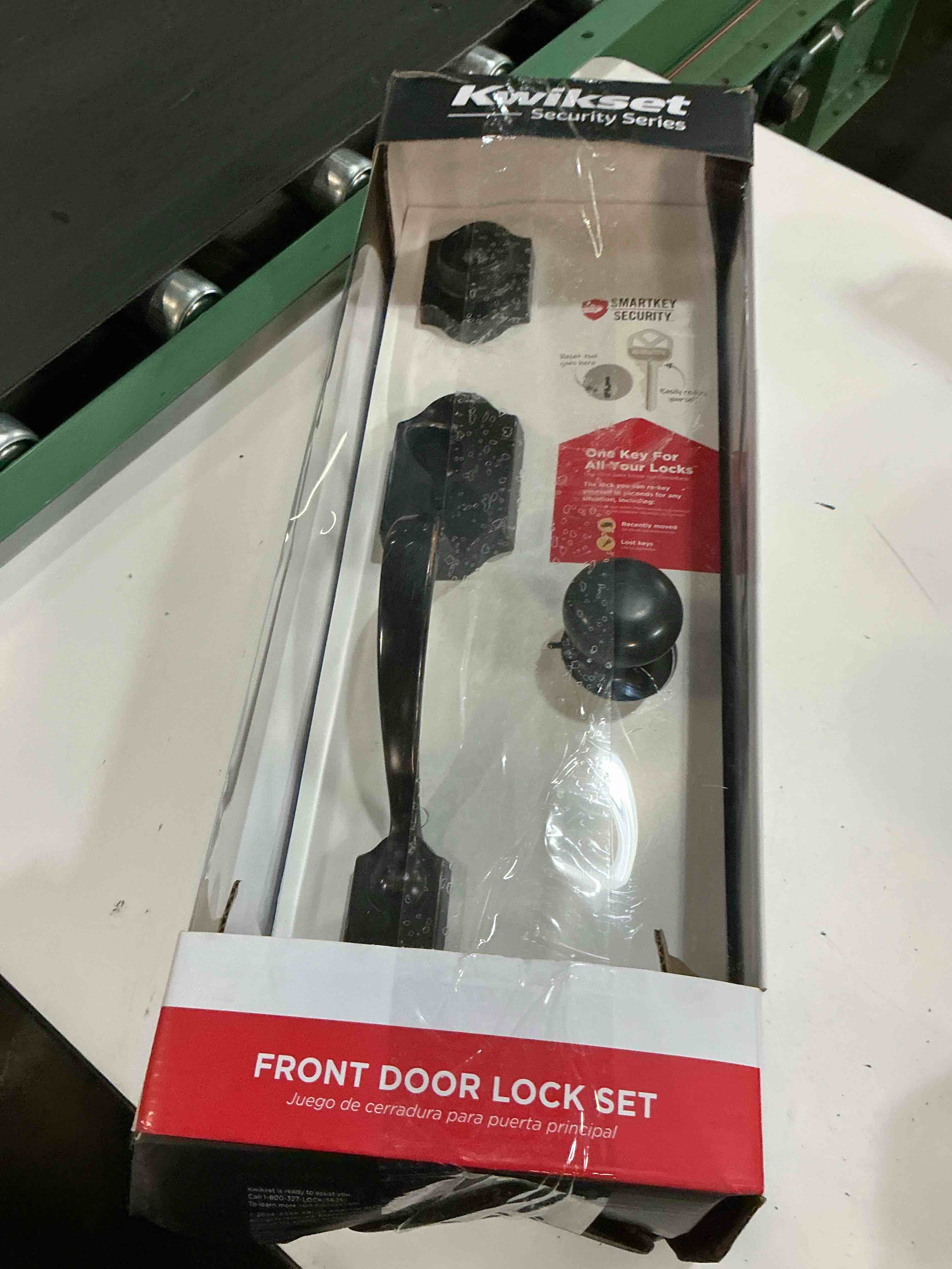 Condition photo showing Good Condition for kwikset belleview sgl cyl handleset with cove knob in vb