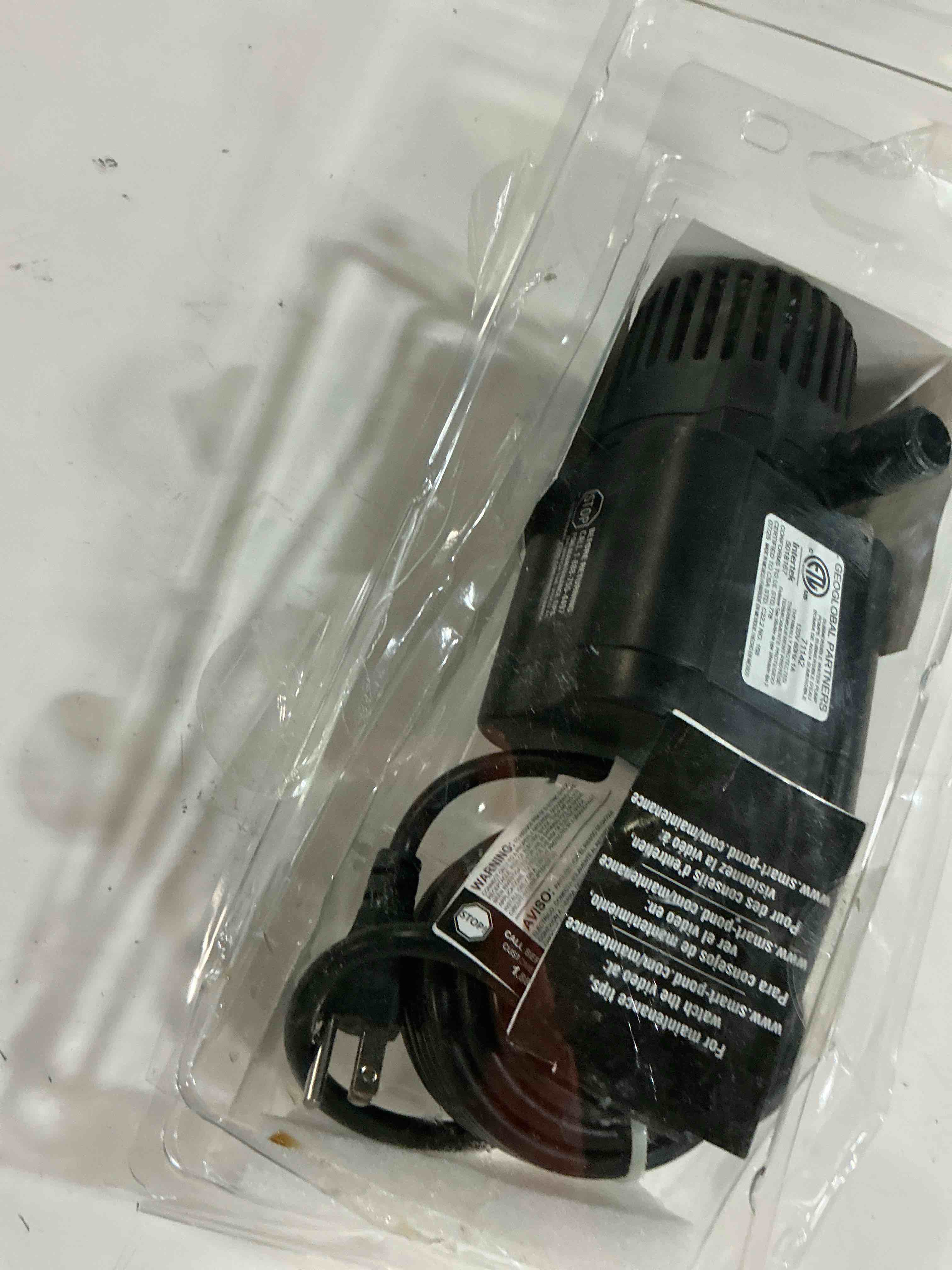 Condition photo showing As Is for smartpond 800-gph submersible pond pump