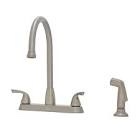 project source ?everfield stainless steel 2-handle high-arc kitchen faucet