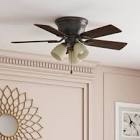 harbor breeze centreville 42-in oil-rubbed bronze indoor flush mount ceiling fan