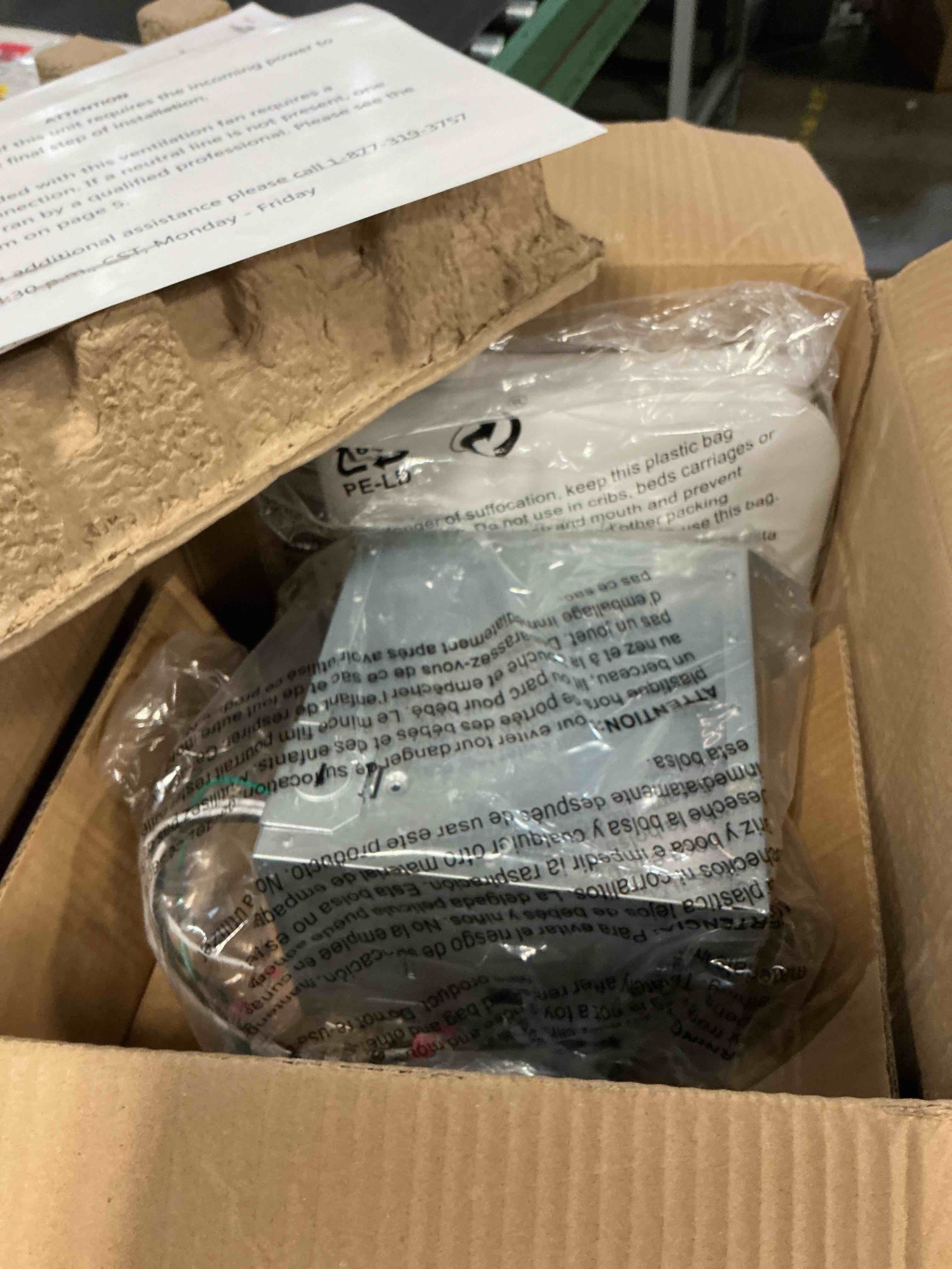 Condition photo showing Good Condition for homewerks 7130-13-bt white decorative led, bluetooth bathroom exhaust fan new