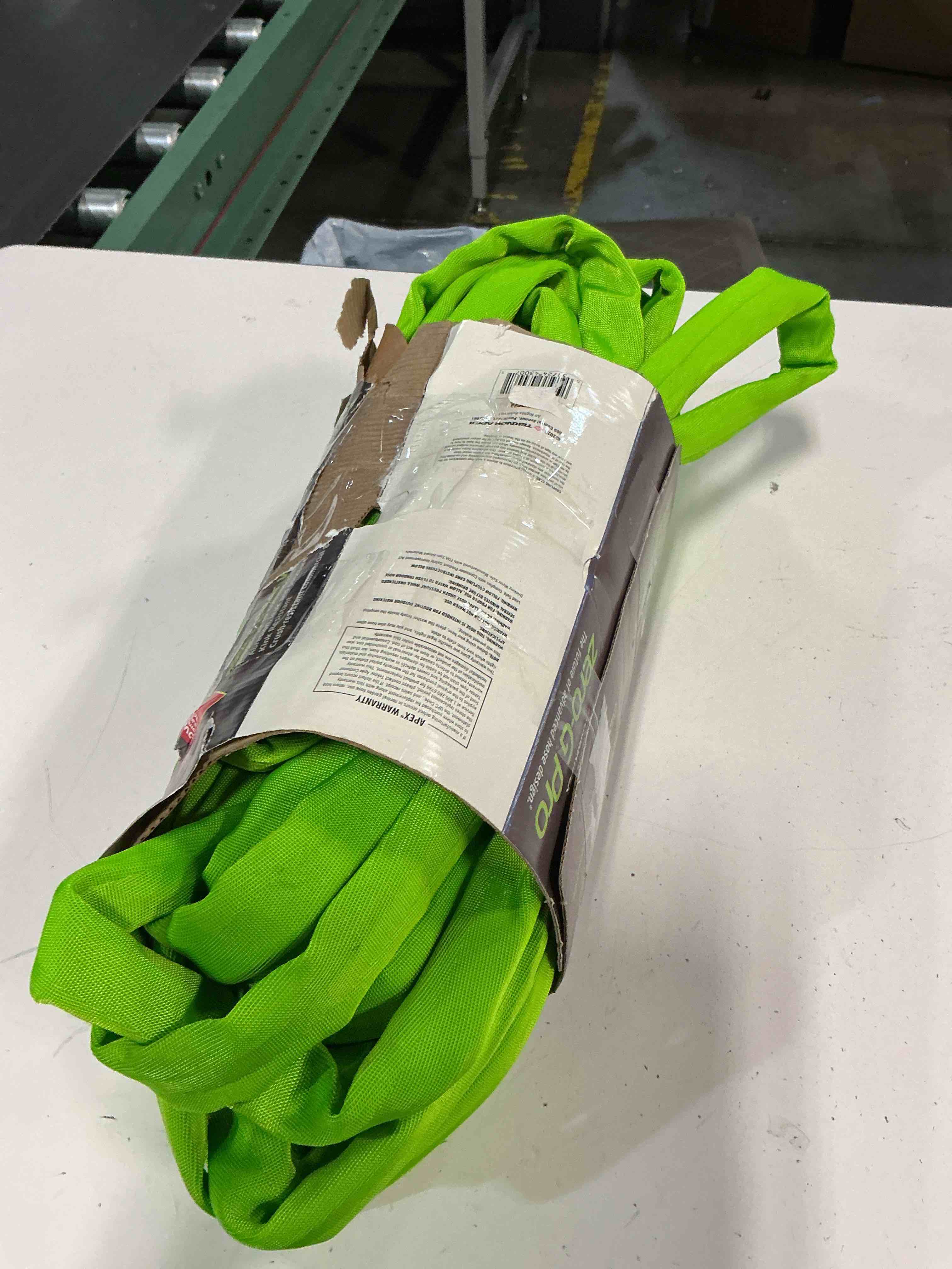 Condition photo showing As Is for teknor apex zero-g pro 3/4 in. dia. x 75 ft. l green garden hose