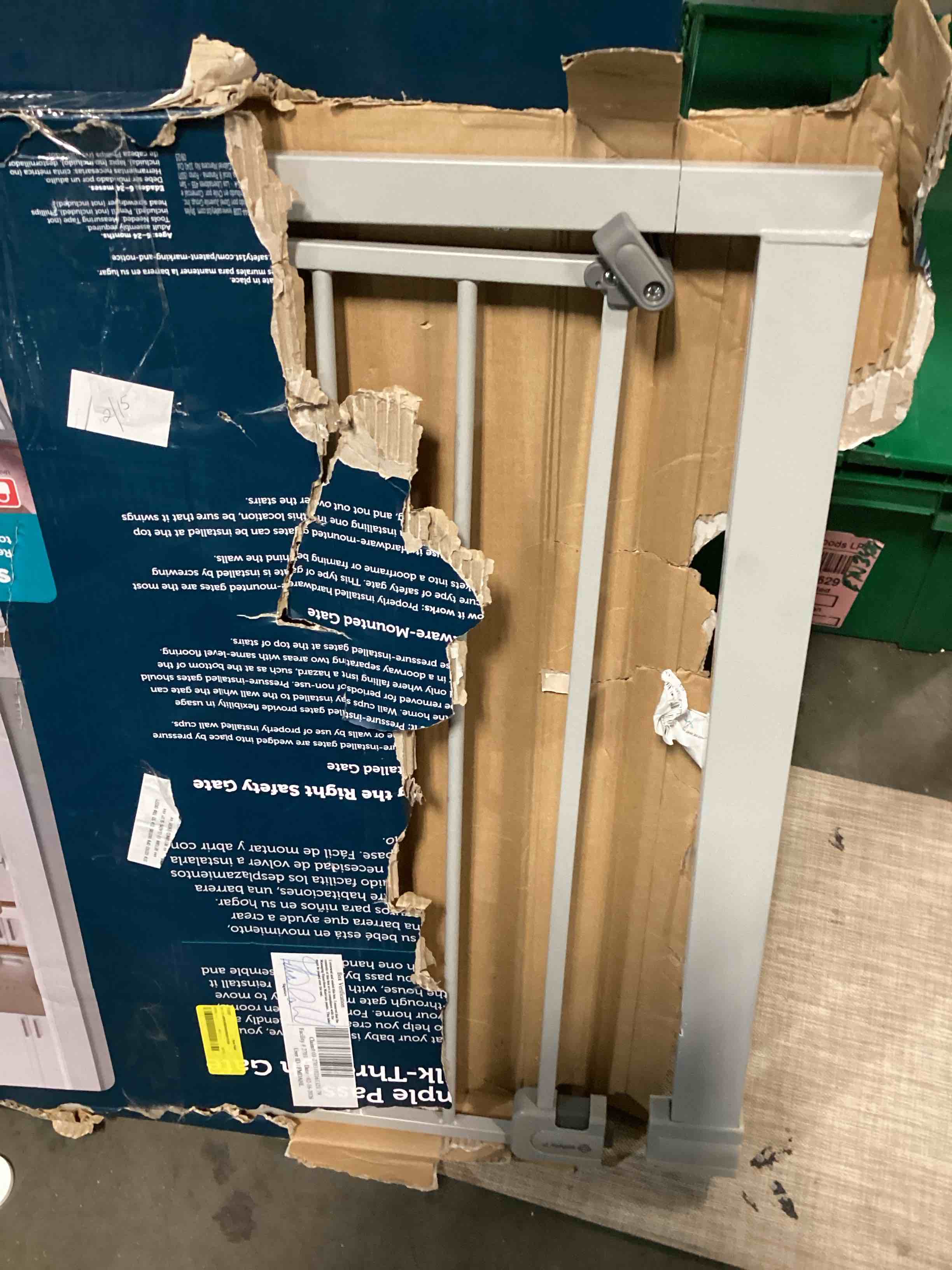 Condition photo showing As Is for safety 1st baby gate 