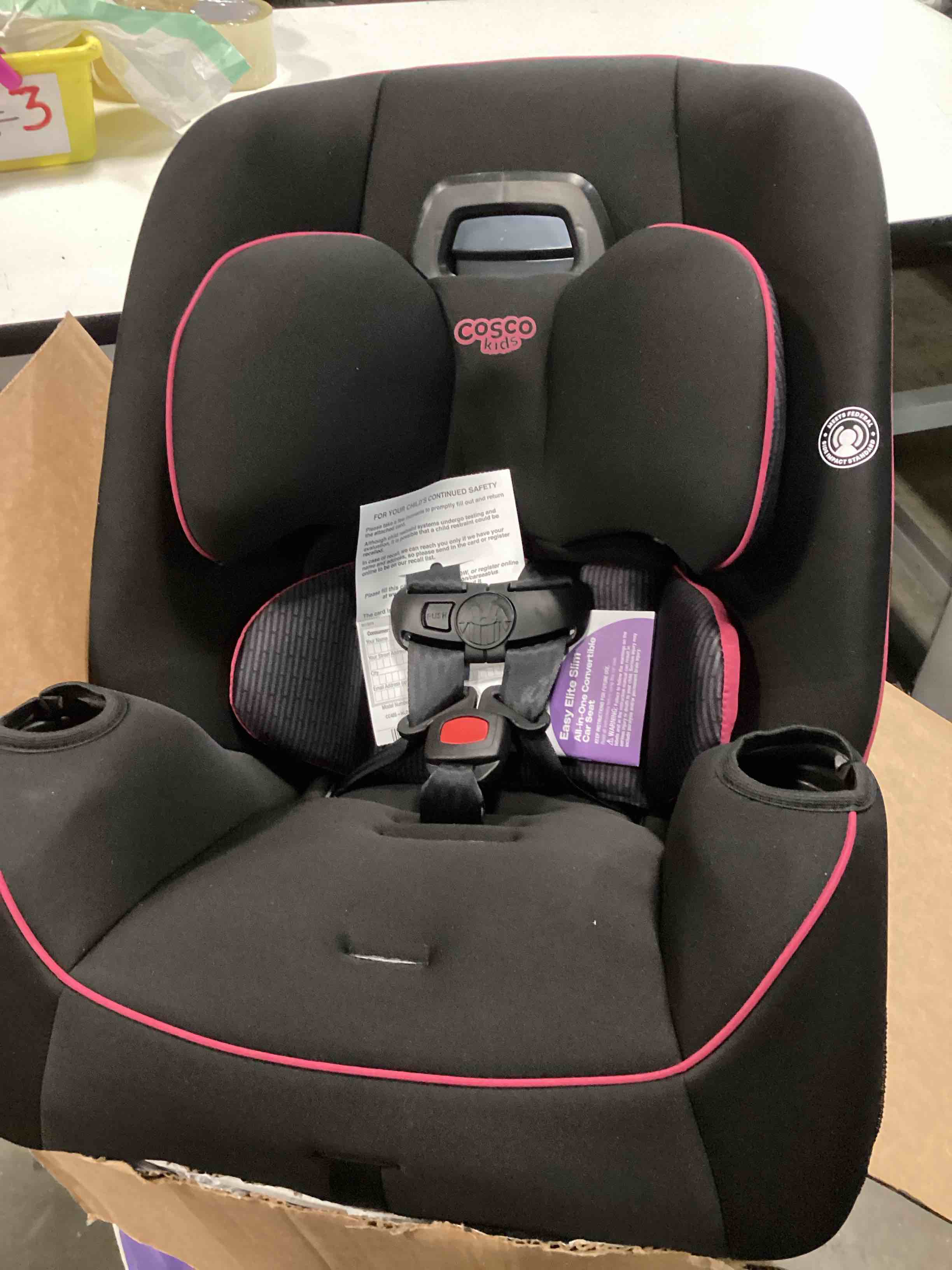 Condition photo showing Good Condition for cosco kids booster car seat, forward