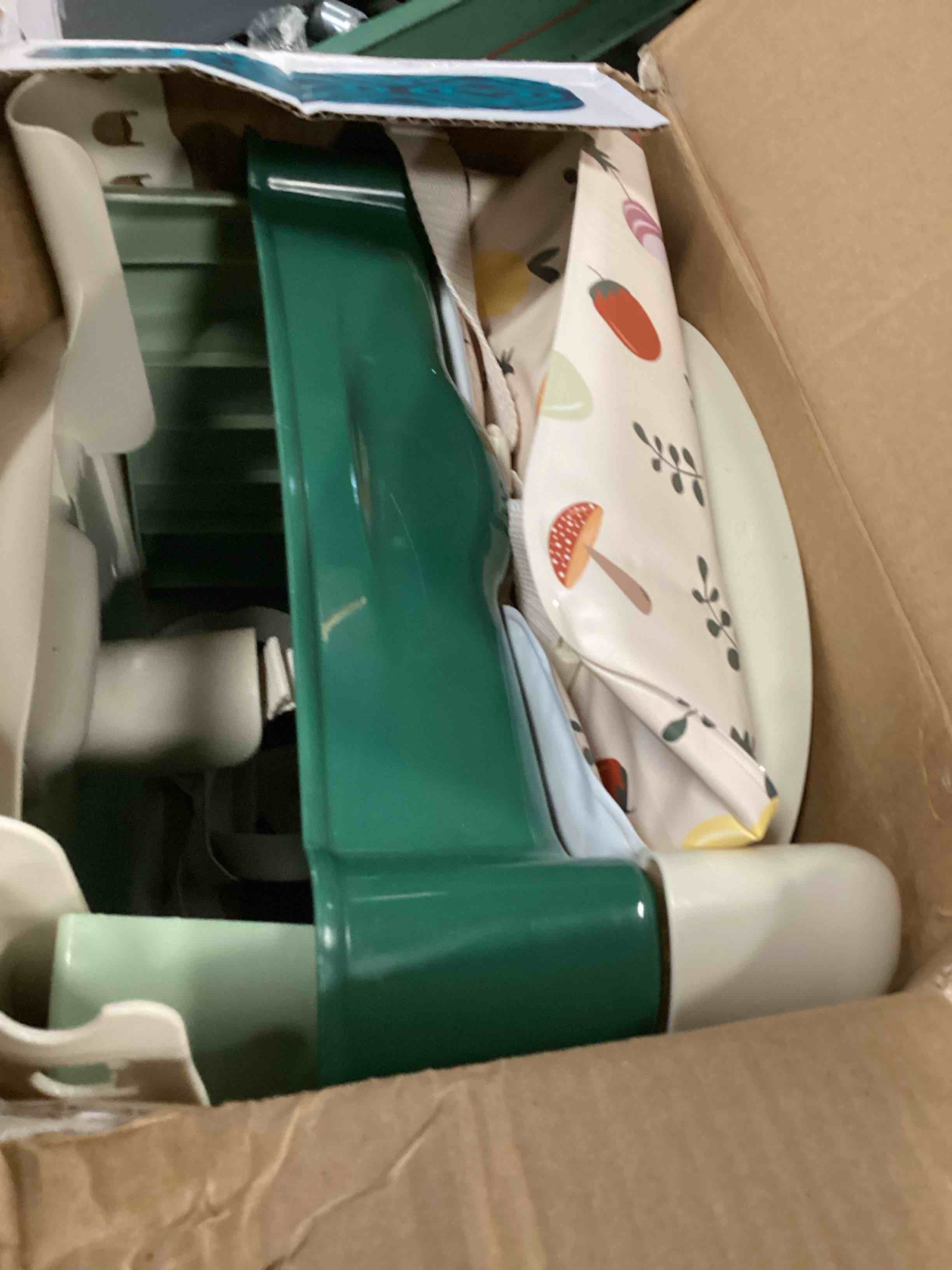 Condition photo showing As Is for safety 1st deluxe 5-in-1 feeding booster