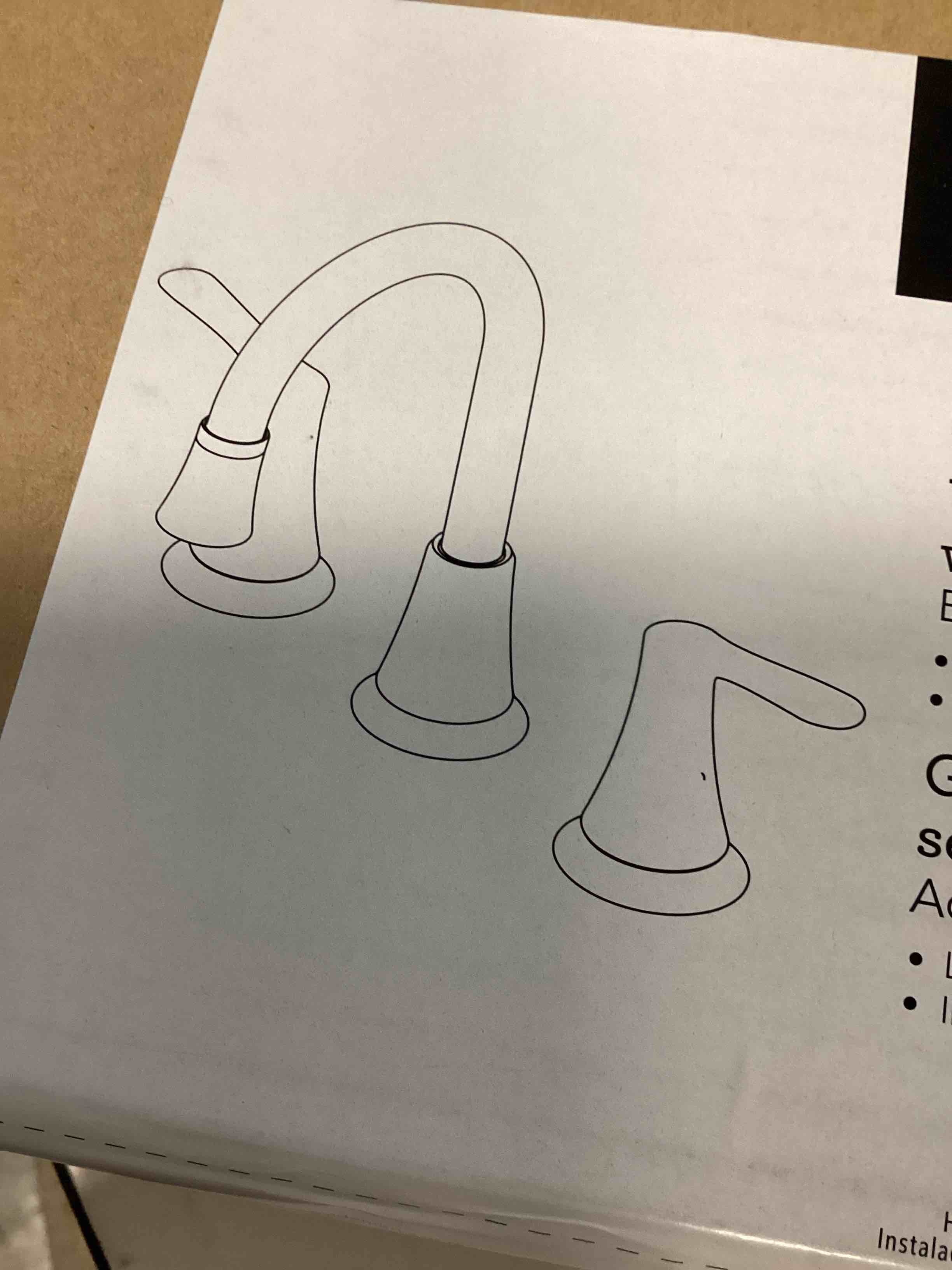 allen + roth wide spread bathroom faucet 