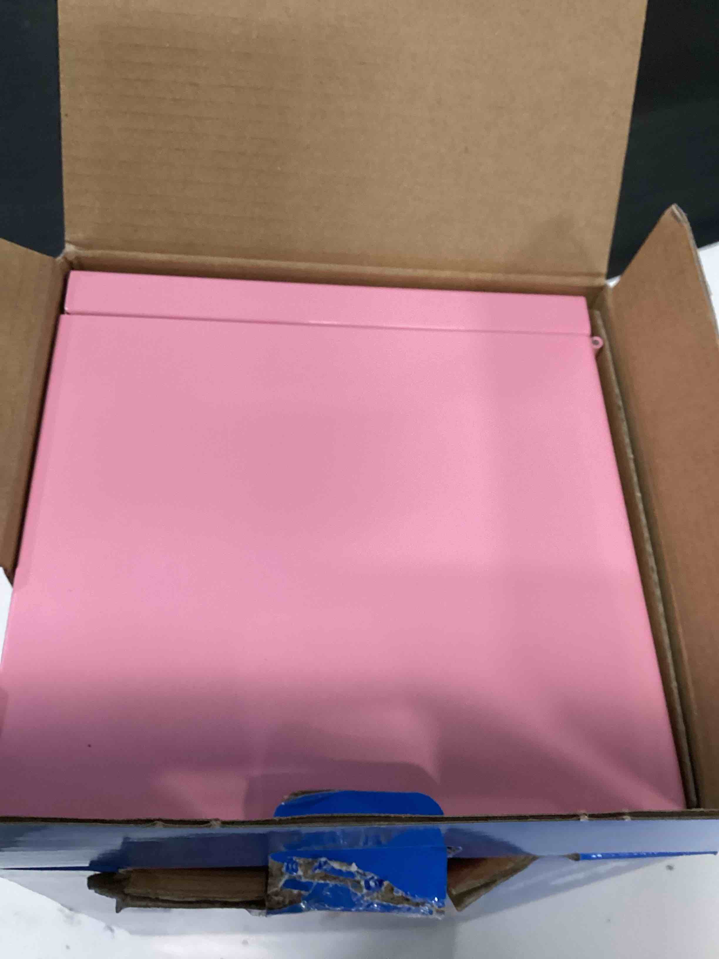 Condition photo showing Good Condition for mini 2-drawer steel tool box teal color pink 