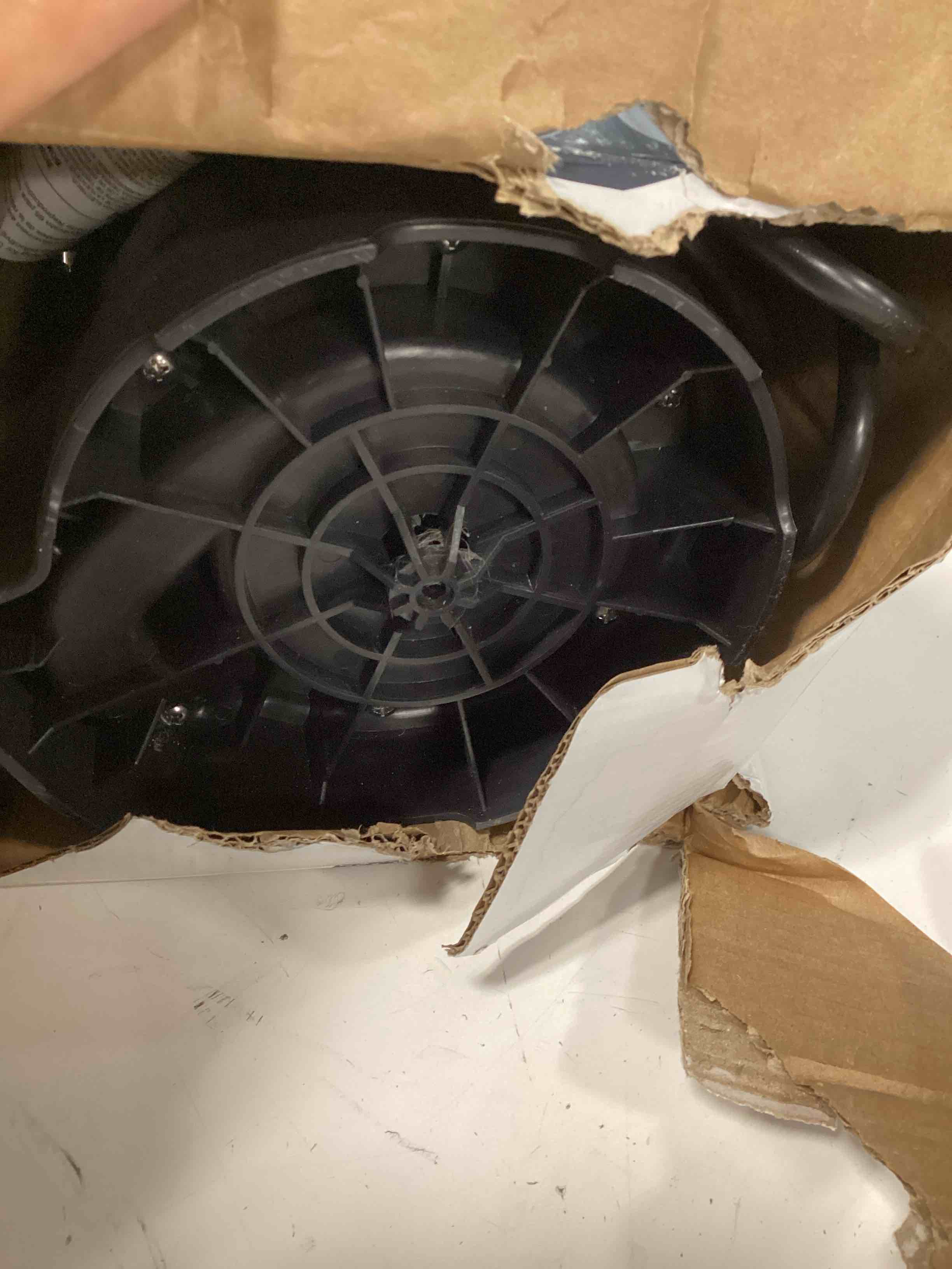 Condition photo showing As Is for utilitech sw1110c 1/3-hp 115-volt thermoplastic submersible utility pump new 