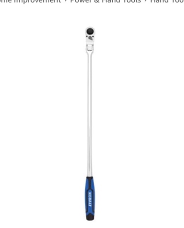 K.balt 72 -Tooth 3/8-in Drive Comfort grip Handle Flexible Head Ratchet