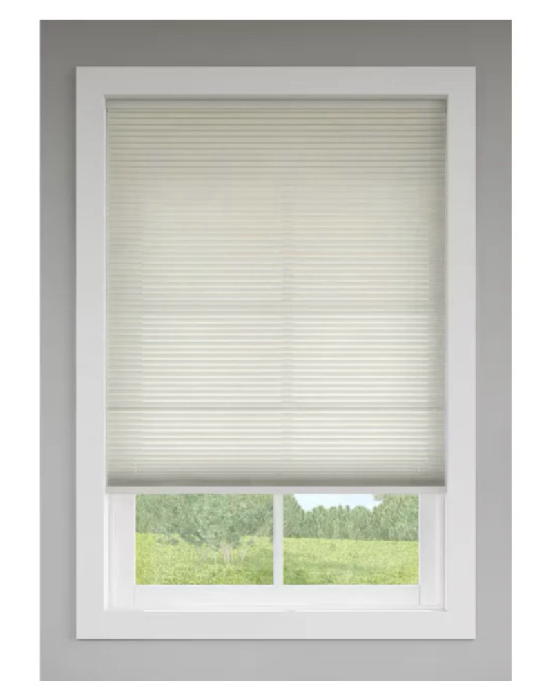 levolor 48-in x 72-in sand light filtering cordless cellular shade