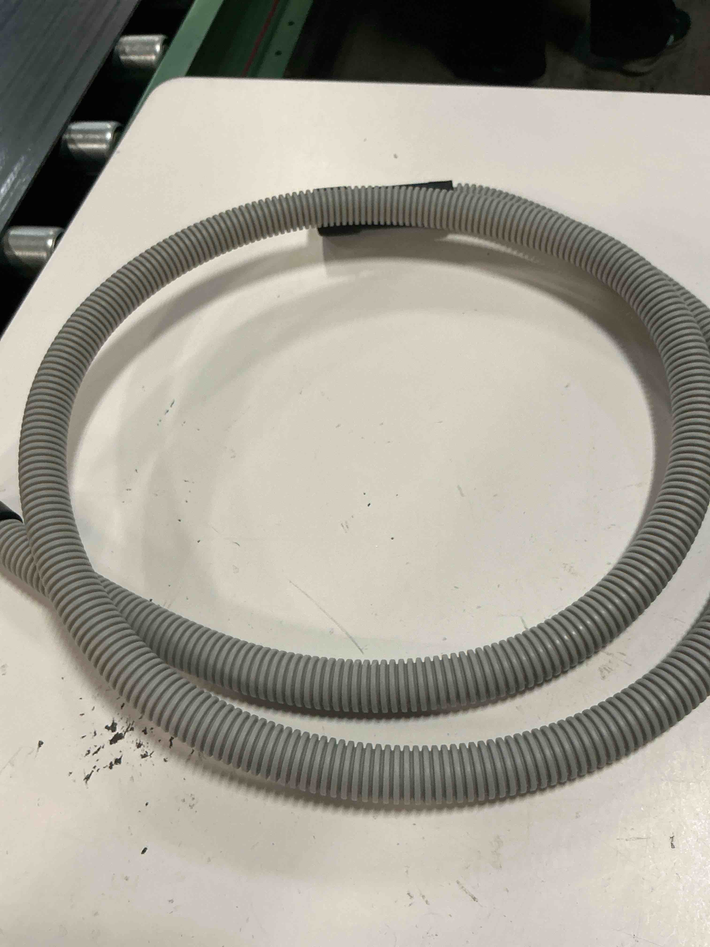 Condition photo showing As Is for eastman 6-ft 5/8, 7/8, or 1 -in od inlet x 5/8 -in od outlet polypropylene dishwasher drain