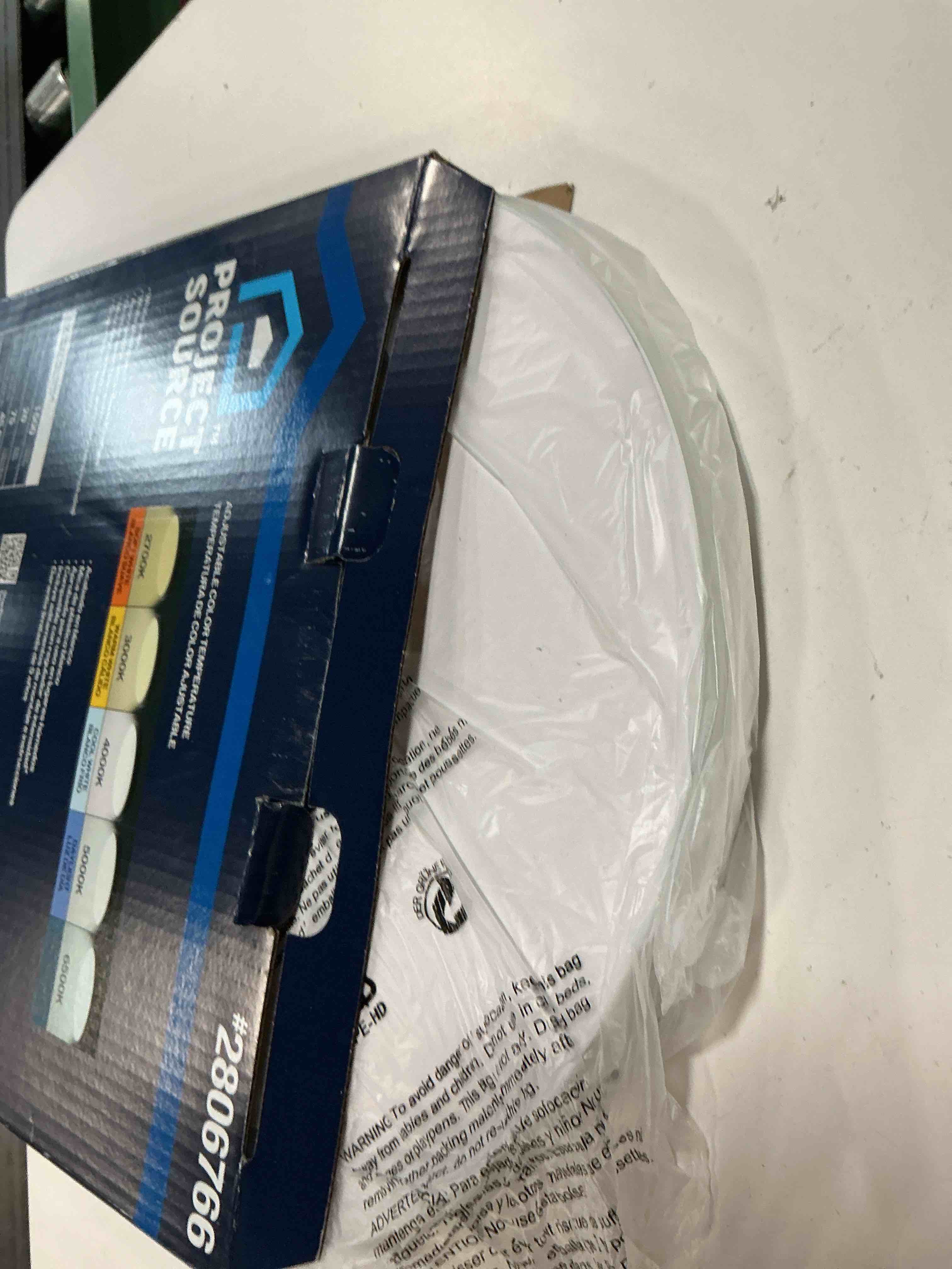 Condition photo showing Good Condition for project source adjustable color temperature 15-in white indoor led tunable white flush mount