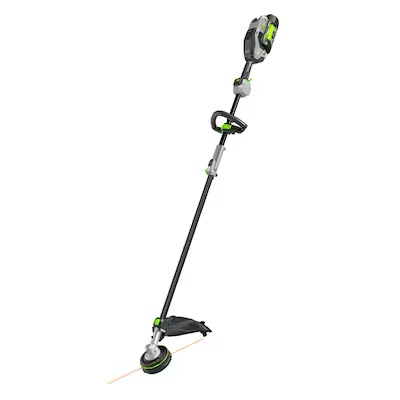 ego power+ multi-head system with line iq, powerload 56-volt 17-in straight shaft attachment capable battery string trimmer edger conversion capable 5 ah (battery included) (charger