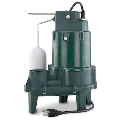 zoeller 1/2-hp 115 -volt 103-gallon cast iron sewage sump pump