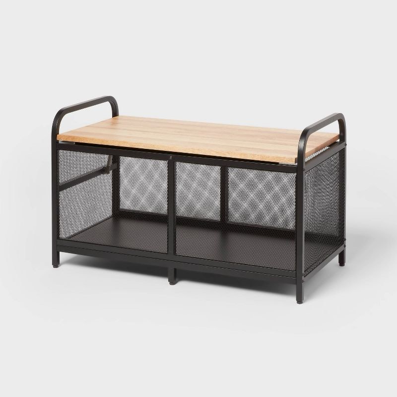 metal storage bench - brightroom™