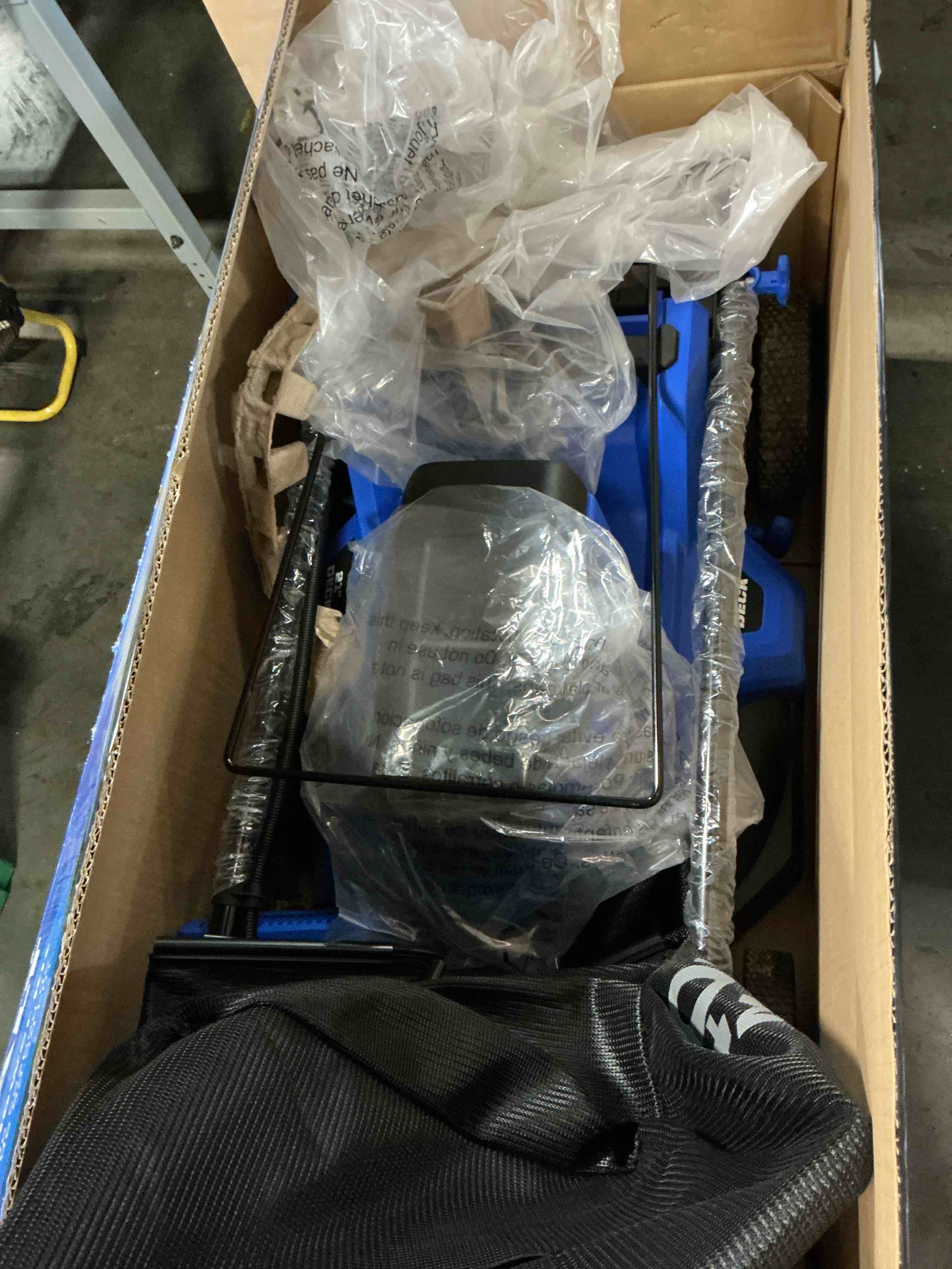 Condition photo showing Good Condition for kobalt 40-volt 21-in brushless battery push lawn mower 6 ah (battery and charger included) 6036744