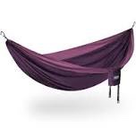 eno doublenest hammock - lightweight, portable, 1 to 2 person hammock - for camping, hiking, backpacking, travel, a festival, or the beach - plum/berry