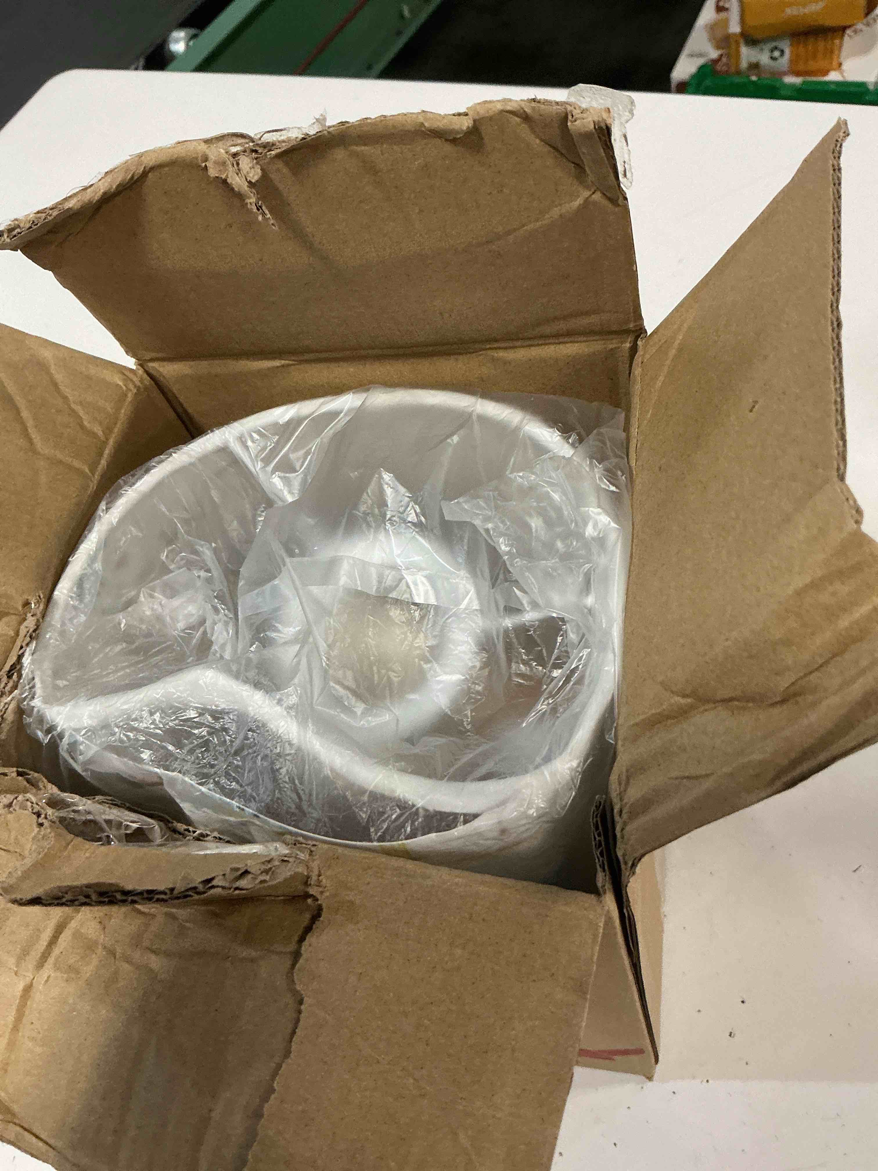 Condition photo showing As Is for simple table lamp