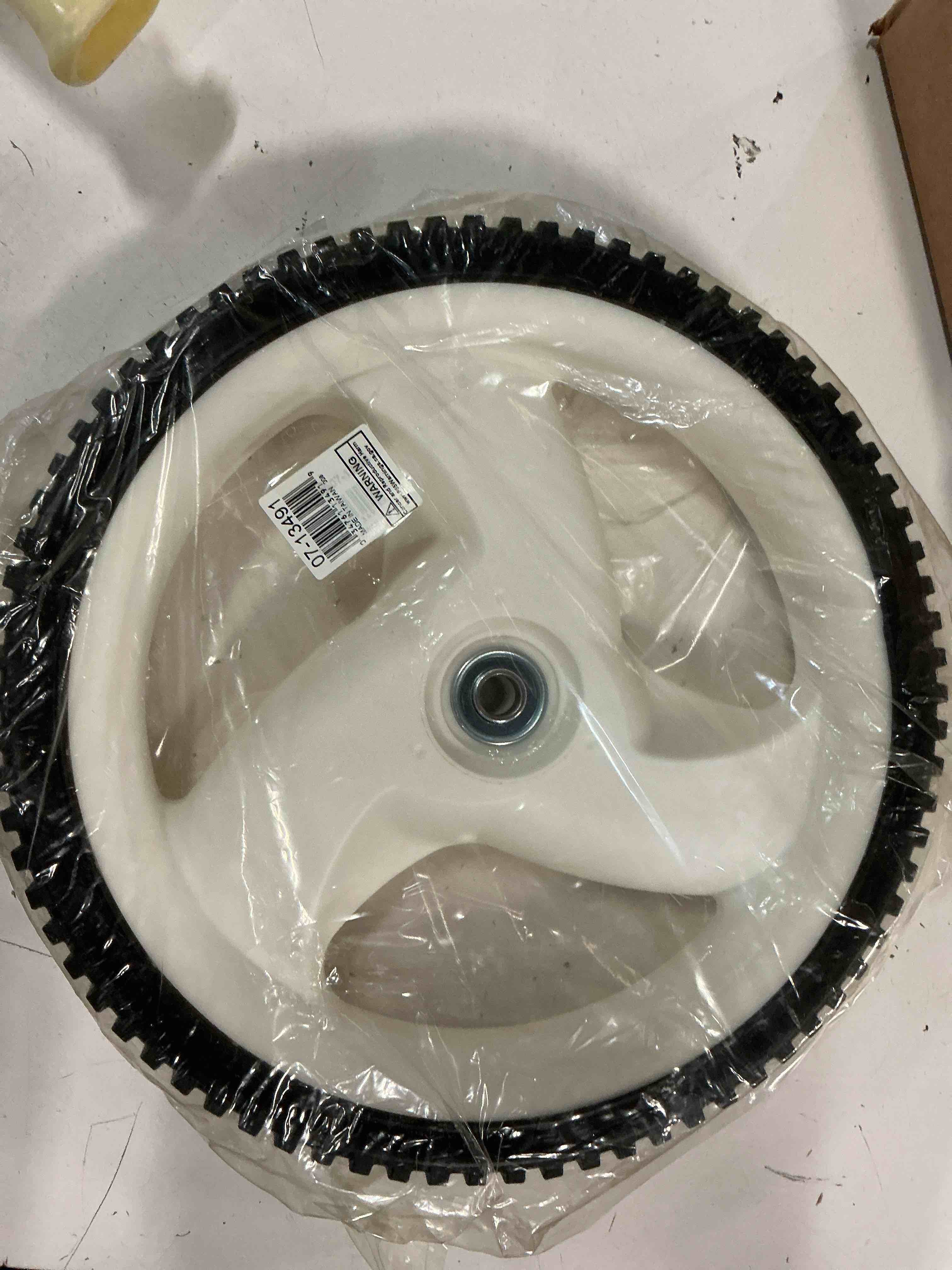 Condition photo showing Good Condition for plastic wheel 12  x 2.00 fits toro