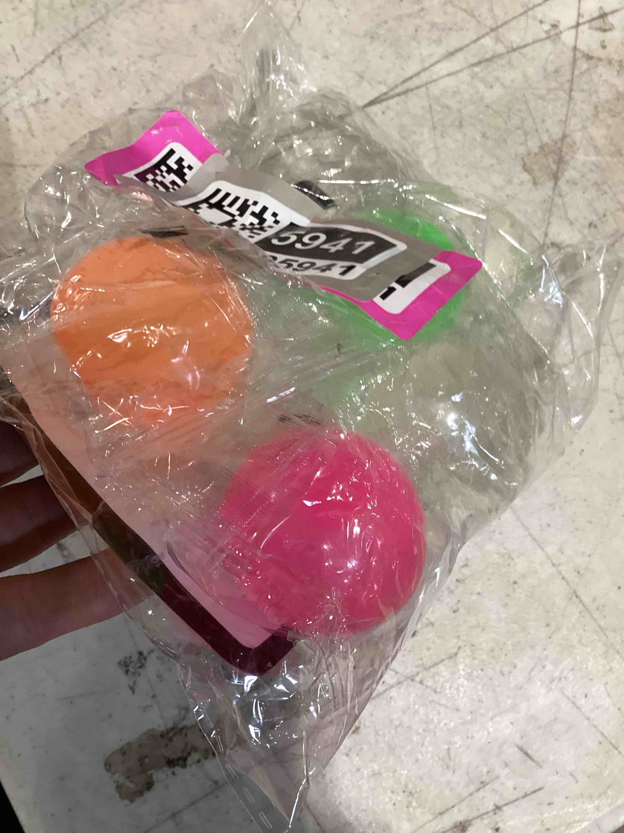 Condition photo showing New/Like New for 4pcs glow in the dark sensory balls, upgraded glowing sticky balls stick to the ceiling, stress relief sensory ball toys for adults & kids, stocking stuffers, asmr cool stuff & party favors