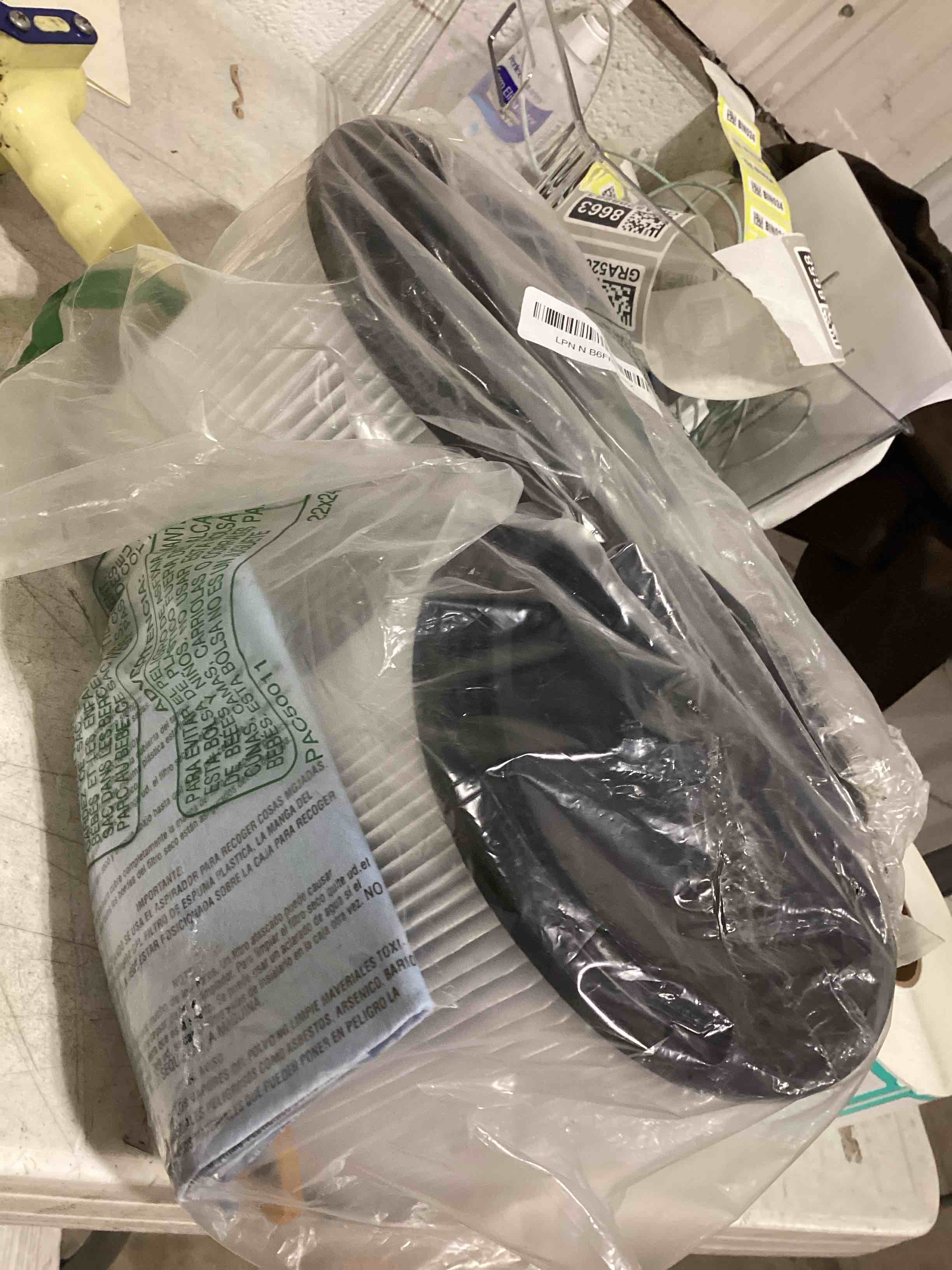 Condition photo showing As Is for replacement filter for shop vac 90304 90333 90350 90107 9030400 and 90585 foam sleeve, fits most wet/dry vacuum cleaners 5 gallon and above (10 pack)