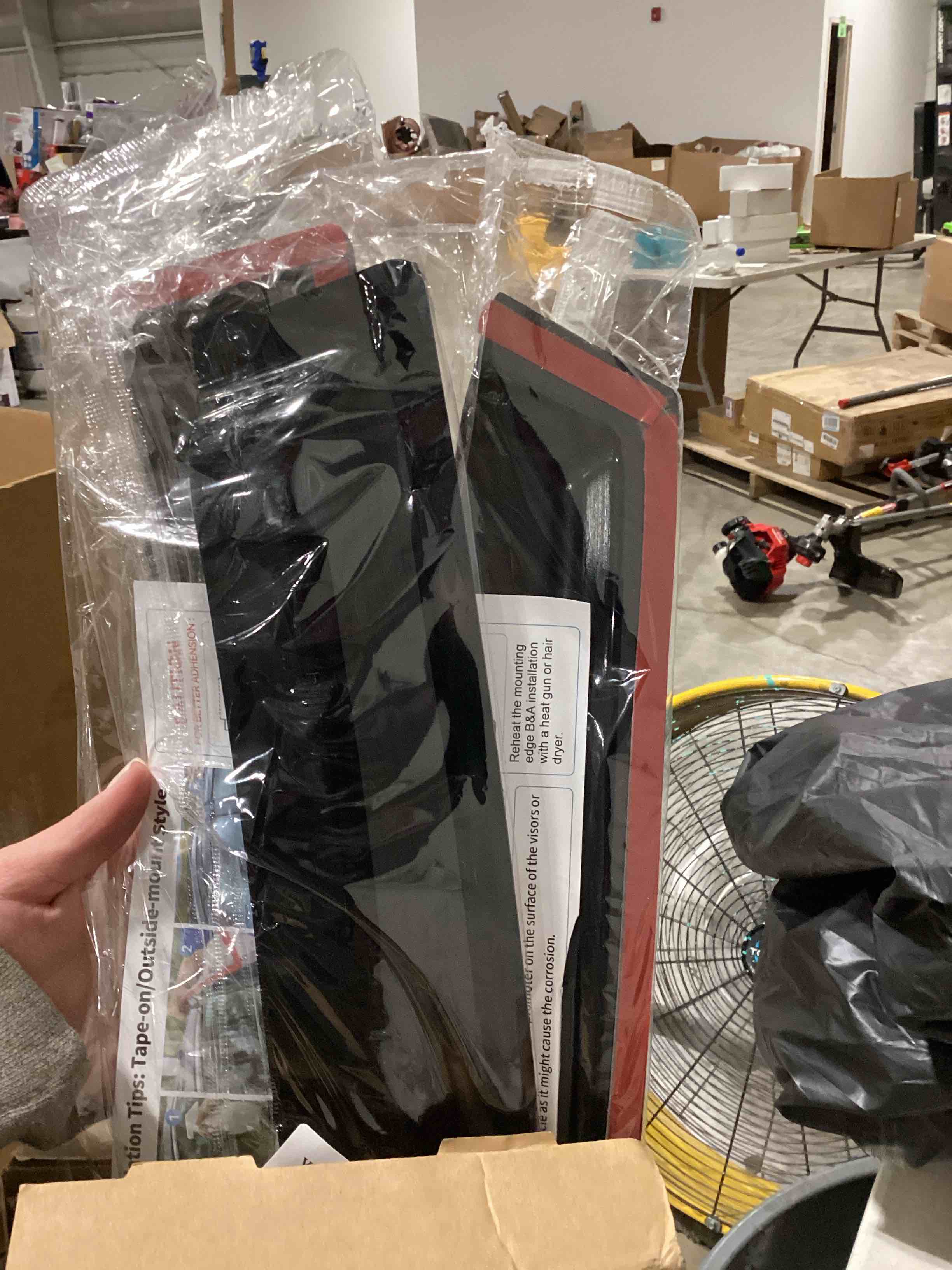 Condition photo showing Good Condition for window visors rain guards shield for 2013 2014 2015 2016 2017 2018 2019 ford escape, out-channel window vent wind deflectors visors shades for 13-19 escape 2013-2019 ford escape