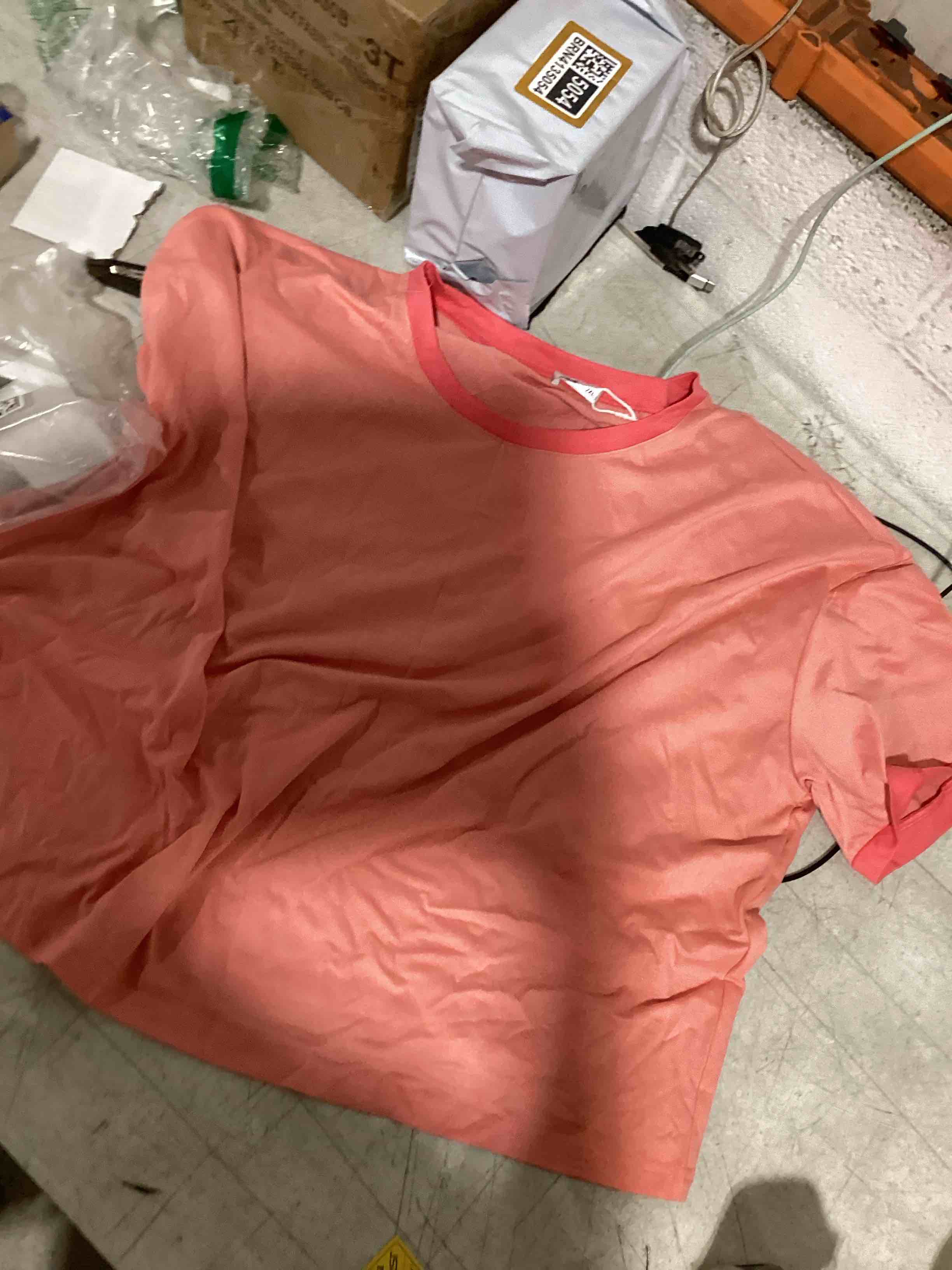 Condition photo showing Good Condition for wiholl womens t shirts loose fit short half sleeve crew neck oversized tshirts color block summer tops fashion 2026