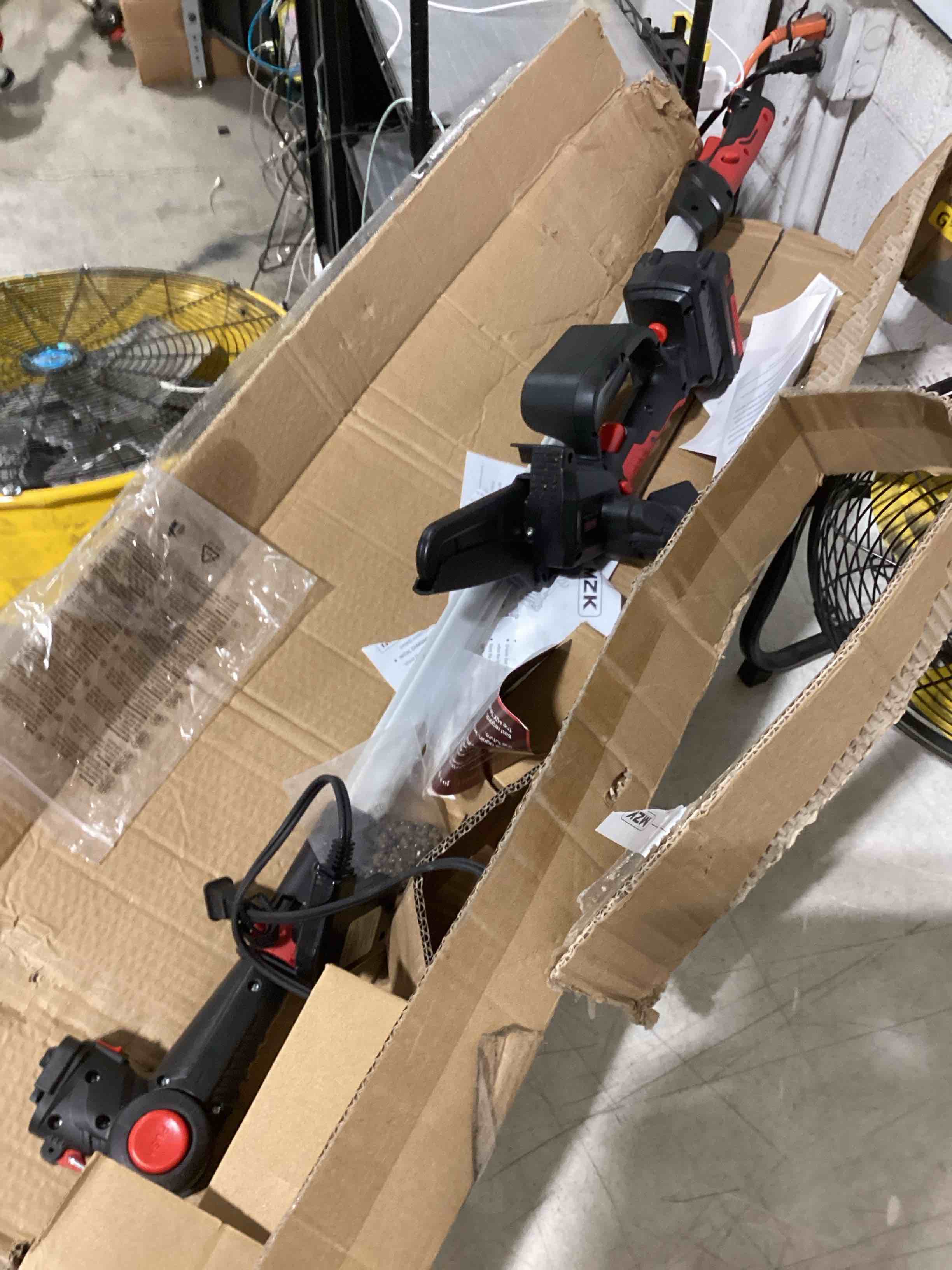 Condition photo showing Good Condition for mzk 20v 12-inch cordless weed wacker, 8000 rpm, 4.0ah battery | auto line feed trimmer with 8 spools for edging, grass trimming, gardens, backyards, and landscaping.