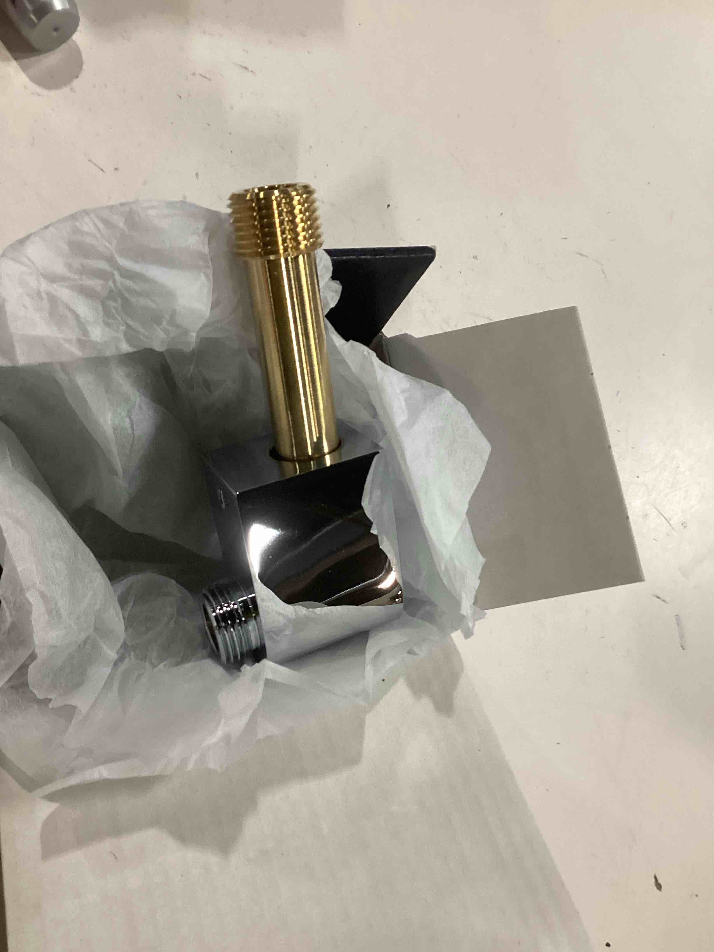 Condition photo showing Good Condition for KOHLER 98350-CP Awaken Wall-Mount Supply Elbow, Polished Chrome 2.25 x 2.00 x 2.31 inches Polished Chrome