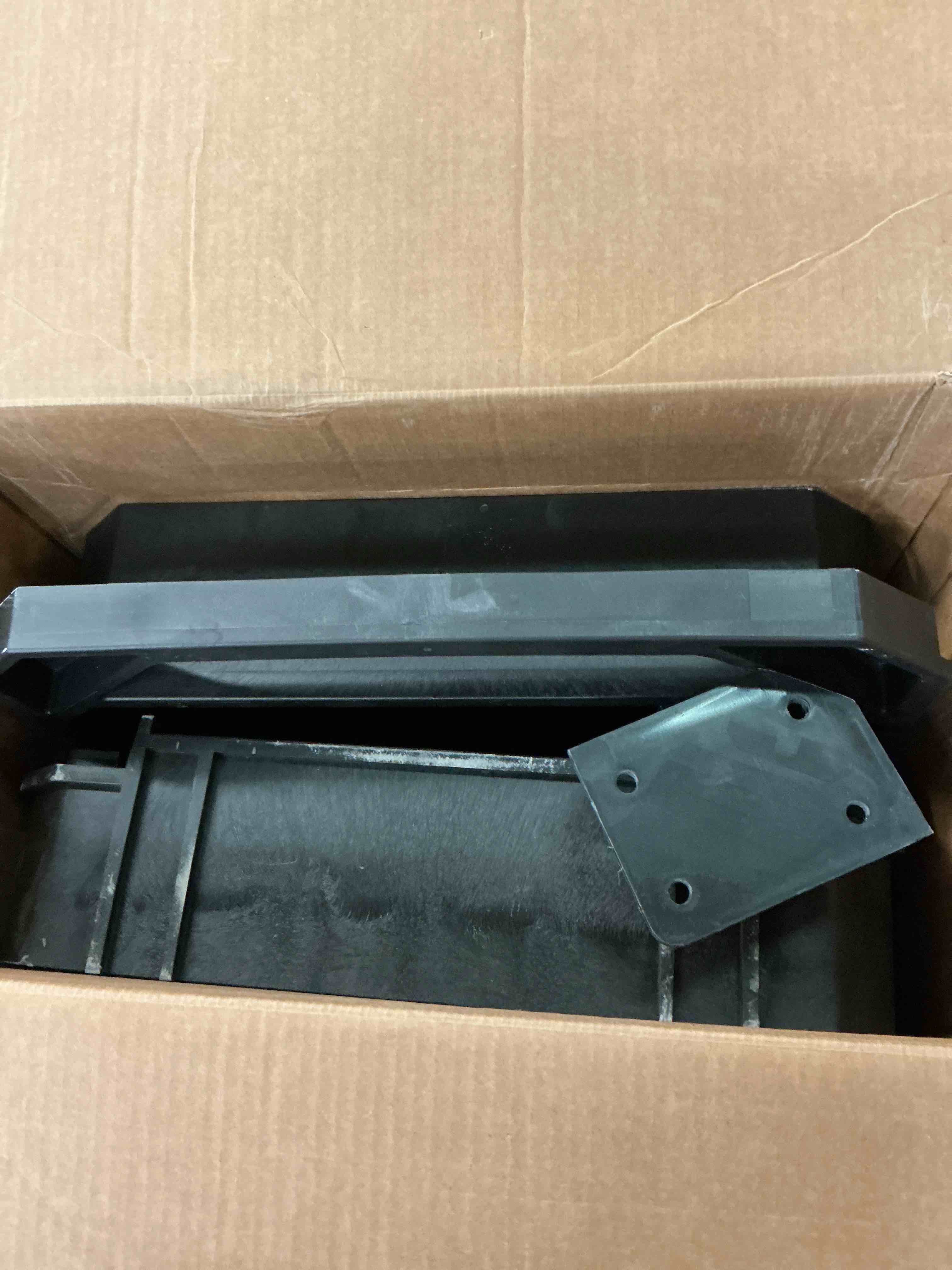 Condition photo showing As Is for kobalt 32.6-in shelf 500-lb capacity utility cart