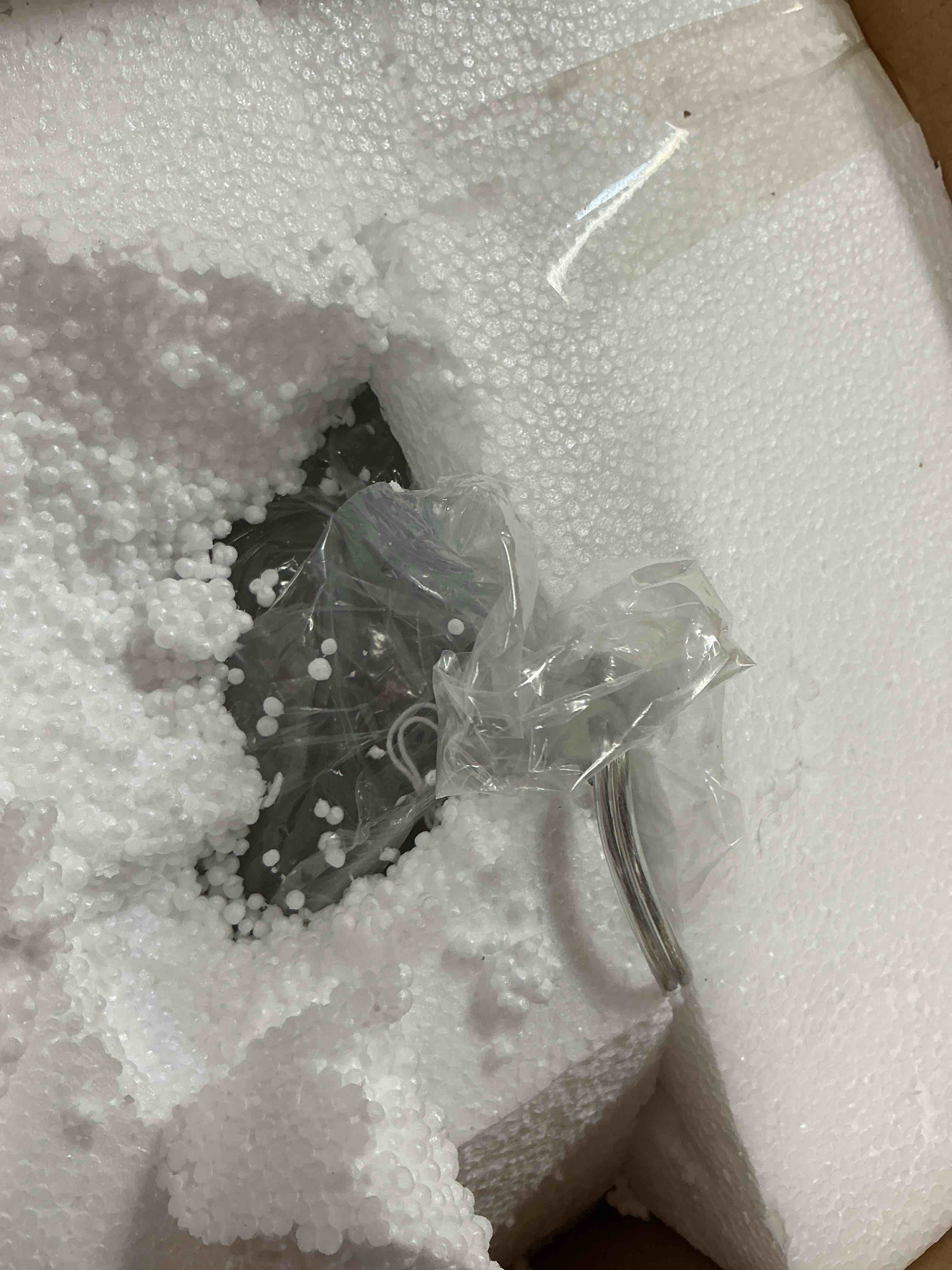 Condition photo showing Good Condition for anthony recycled glass globe pendant (stock photo similar but not exact)