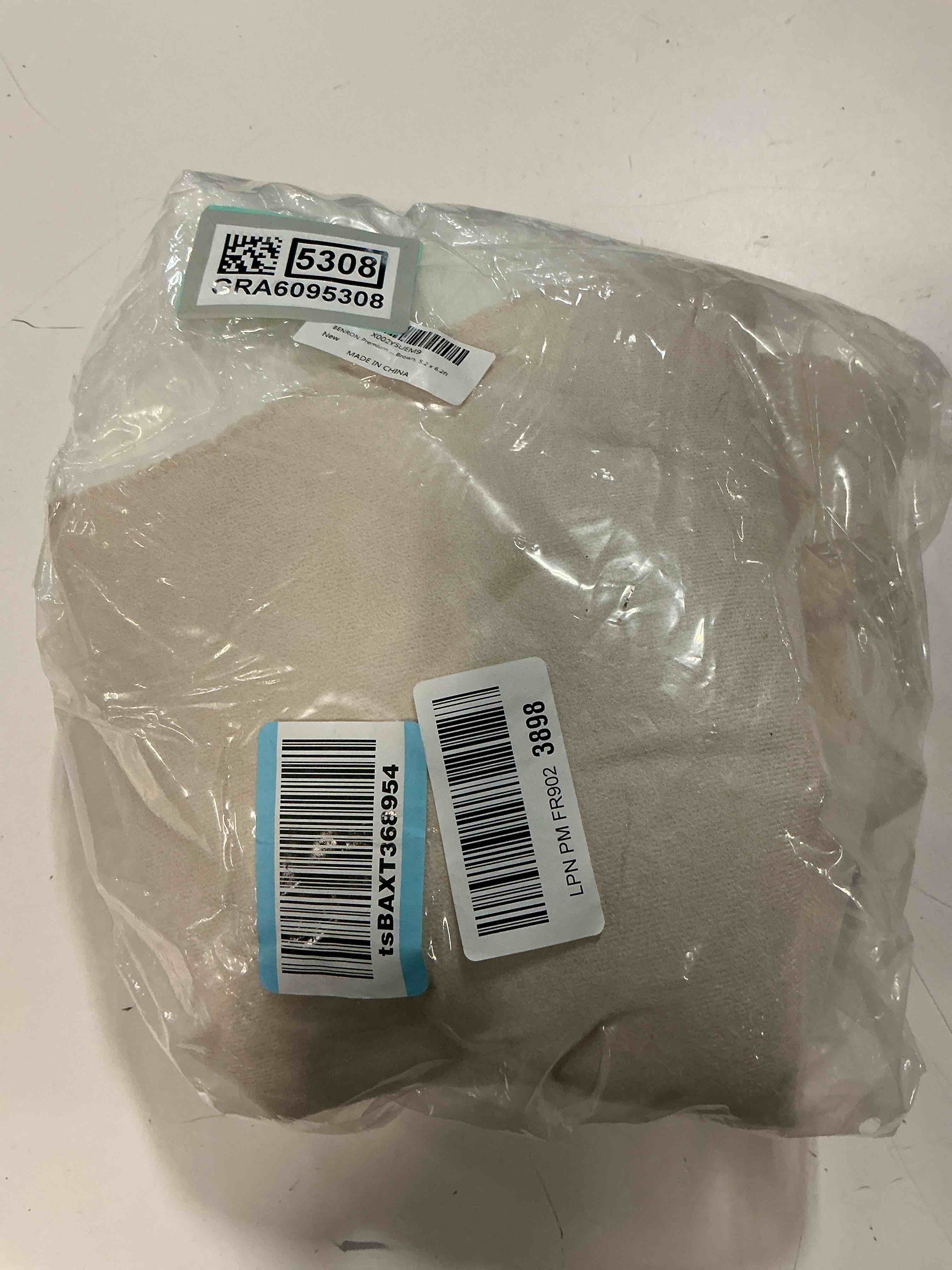 Condition photo showing As Is for BENRON Rugs for Living Room 4x6 White Fluffy Rug Cozy Cream Area Rugs for Kids Child Girls Bedroom Non-Slipping Nursery Rug Modern Carpets Room Dorm Apartment Home Decor