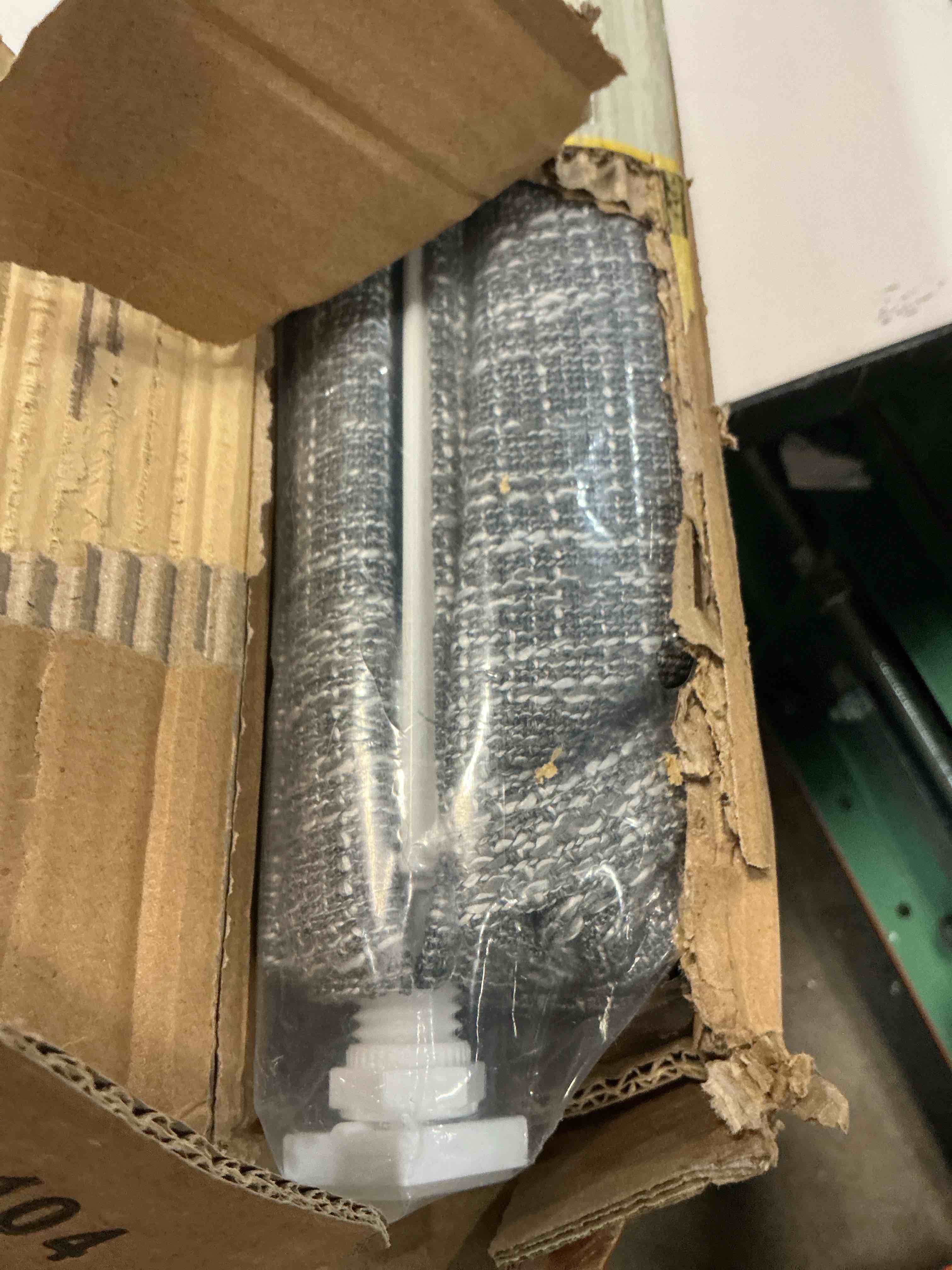 Condition photo showing Good Condition for no tools no drill cordless roman shades for indoor windows 100% blackout, for window size 39" w × 64" h charcoal charcoal 39" w × 64" h
