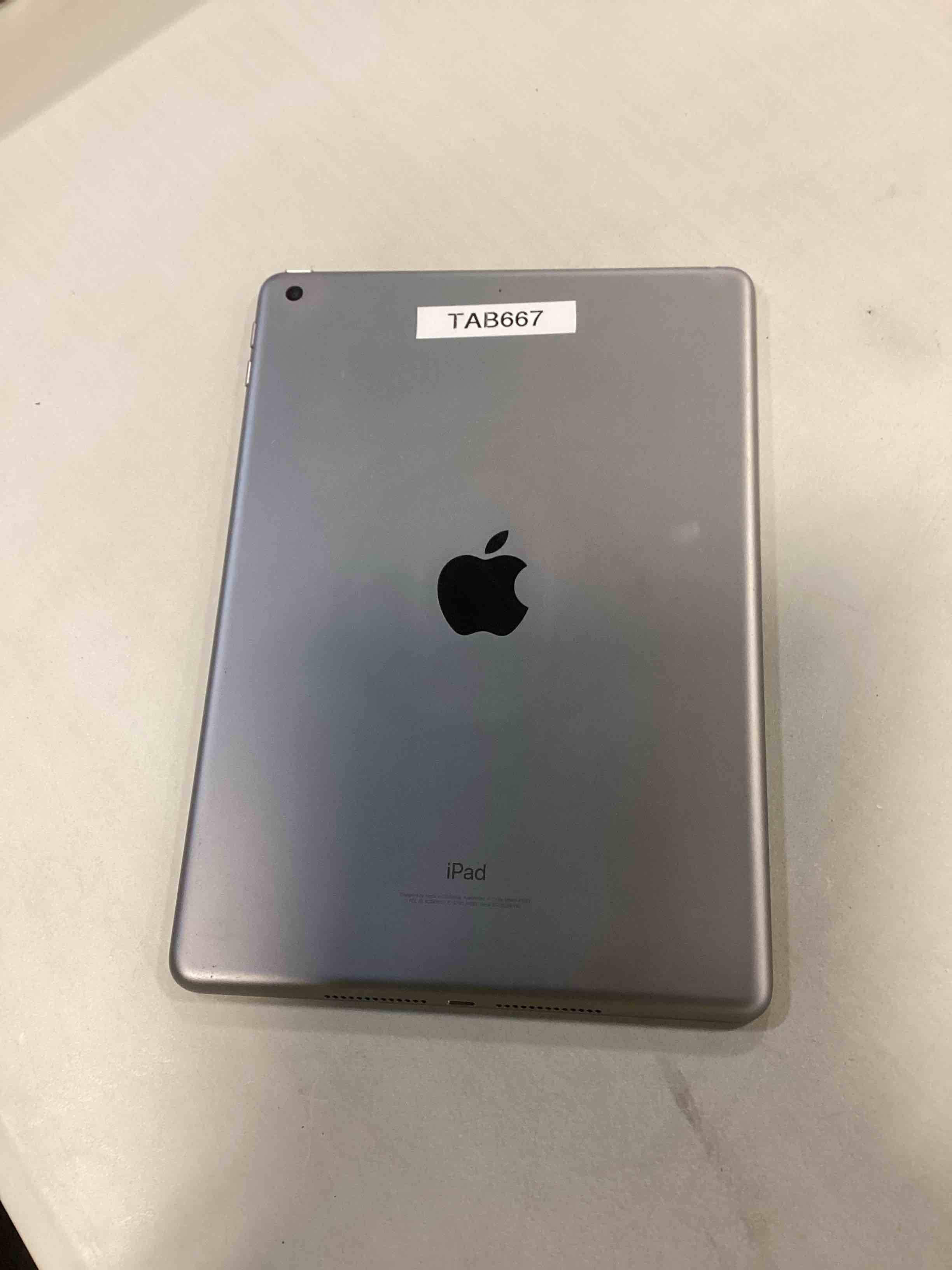 Condition photo showing As Is for apple ipad (6th generation) a1893 32 gb, wi-fi, 9.7 in - space gray